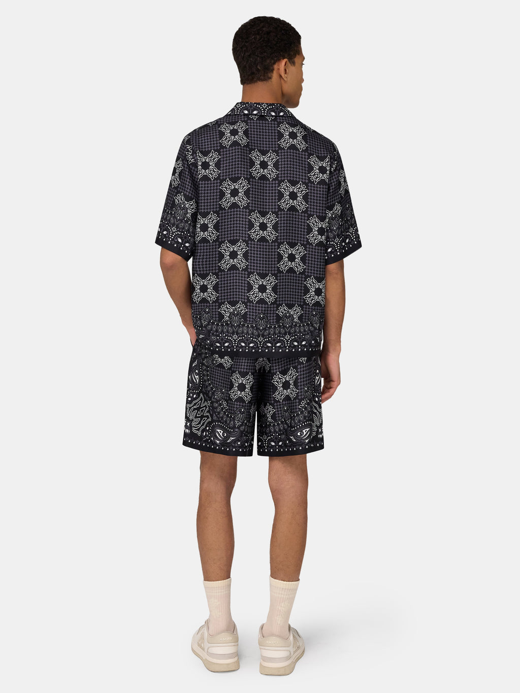 MA CHECK CAMP SHIRT - Black