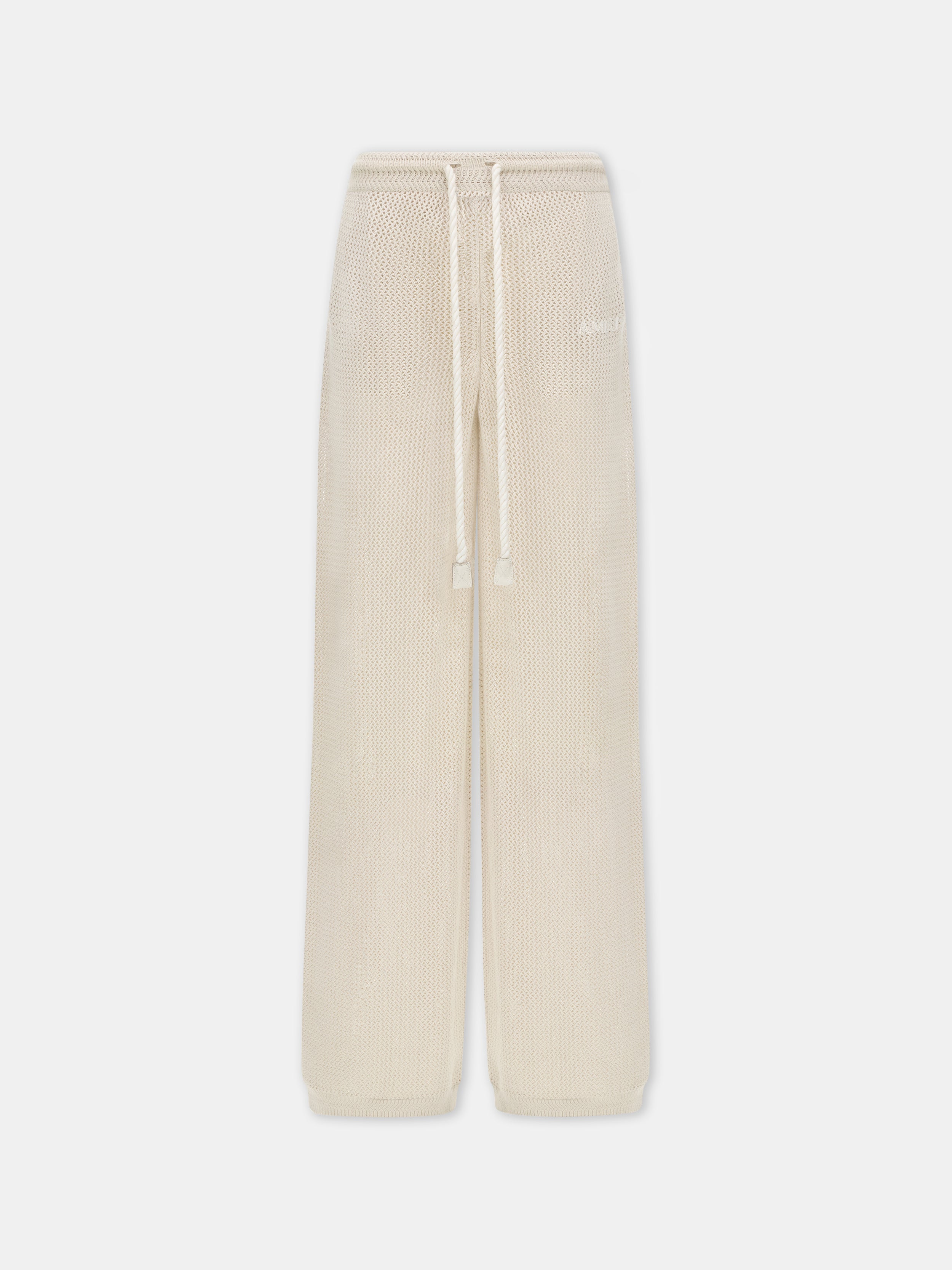 WOMEN - WOMEN'S AMIRI CROCHET MESH PANT - -Alabaster