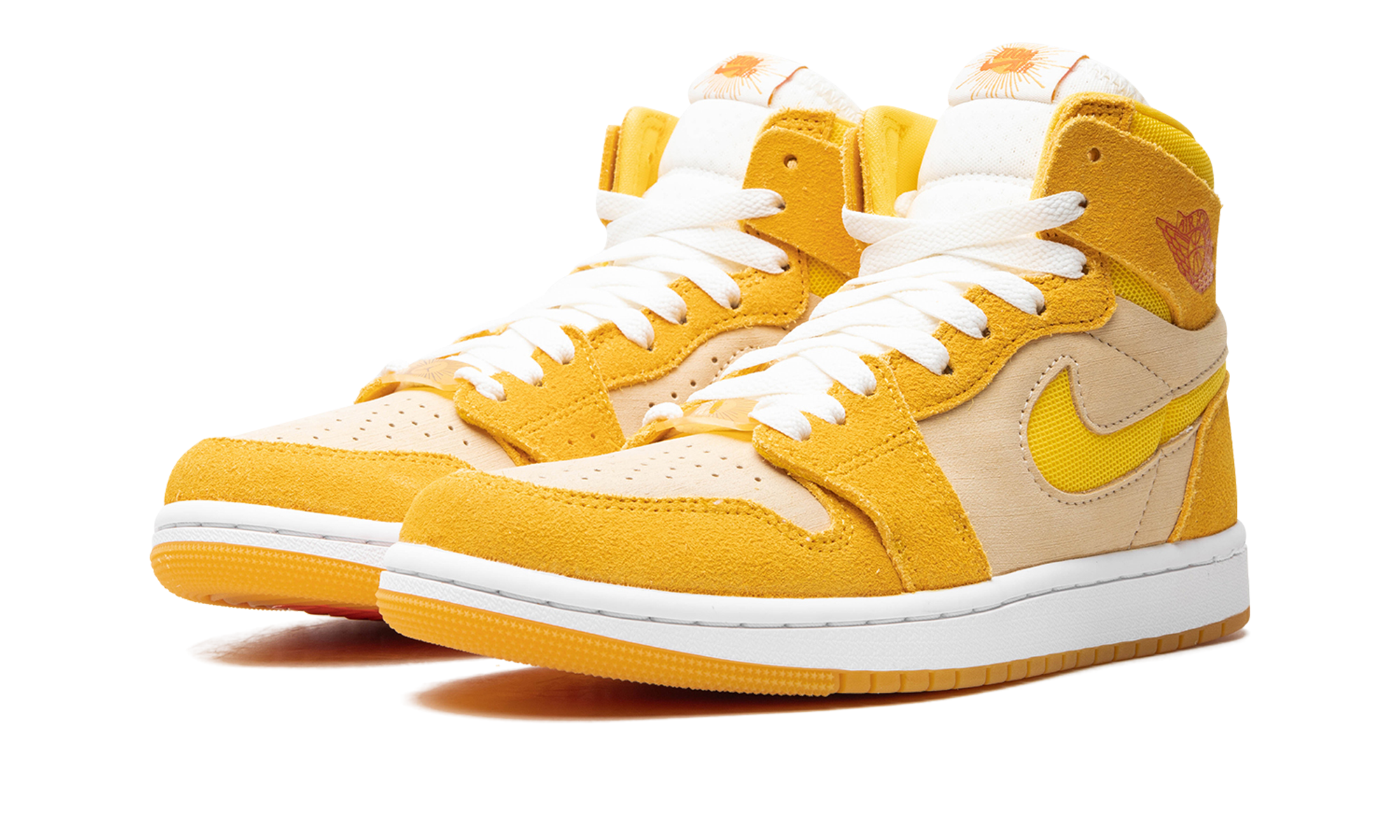 Air Jordan 1 Zoom Air CMFT 2 WMNS "Yellow Ochre/Tour Yellow-Pale Vanilla-Safety" FJ5743 700