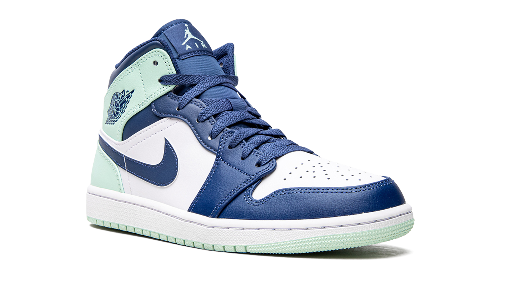 Air Jordan 1 Mid "Blue Mint" 554724 413