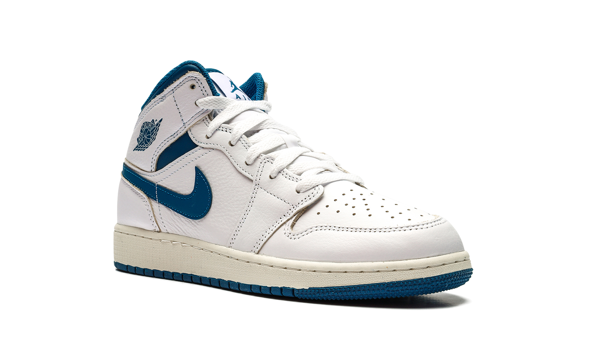 Air Jordan 1 Mid SE GS "INDUSTRIAL BLUE" FN7432 141