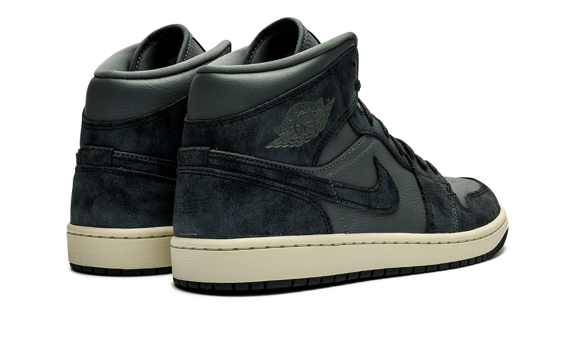 AIR JORDAN 1 MID WMNS "DISTRESSED SMOKE GREY" FJ3448 001