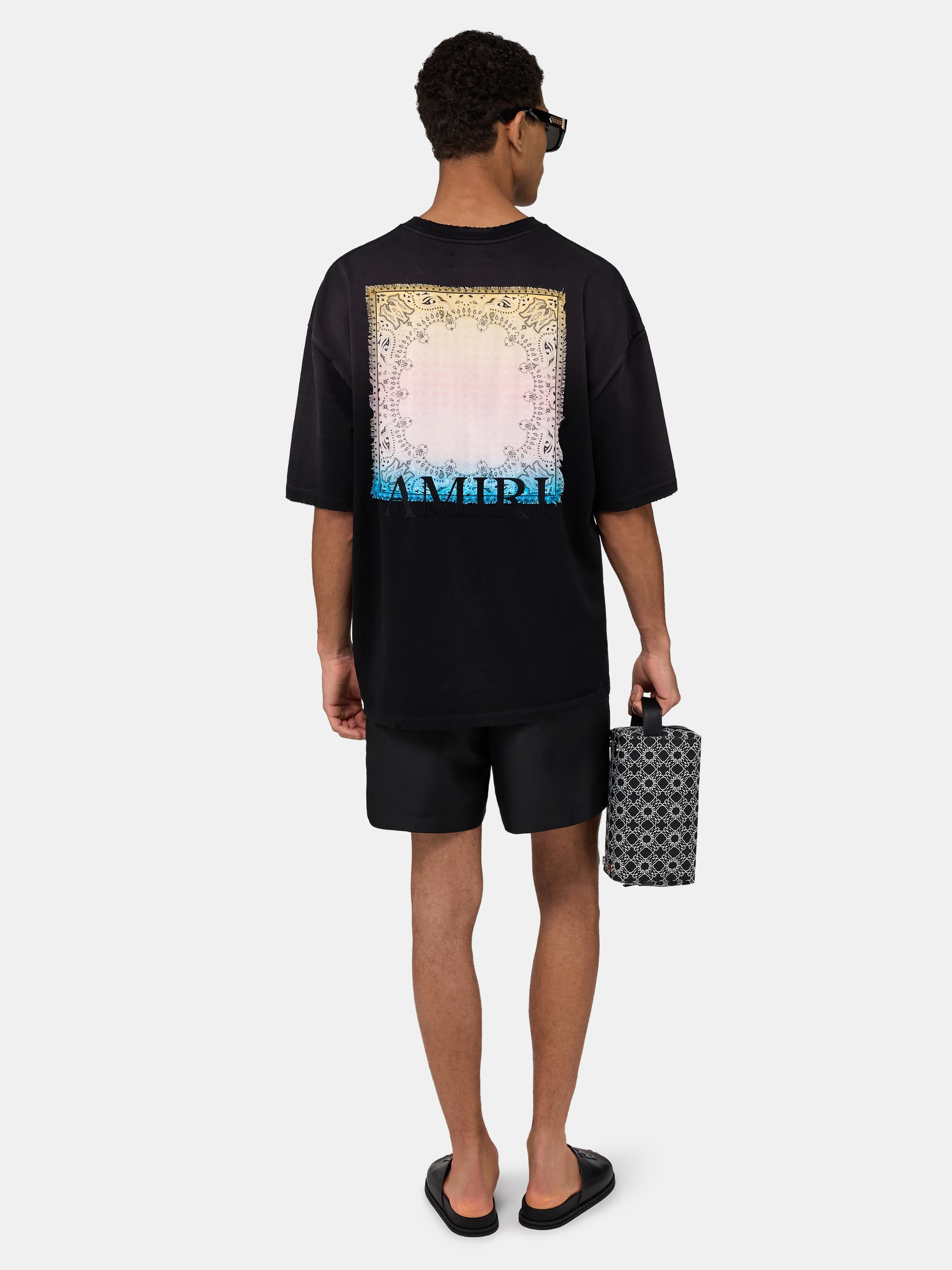 AMIRI PATCH SWIMSHORT - Black