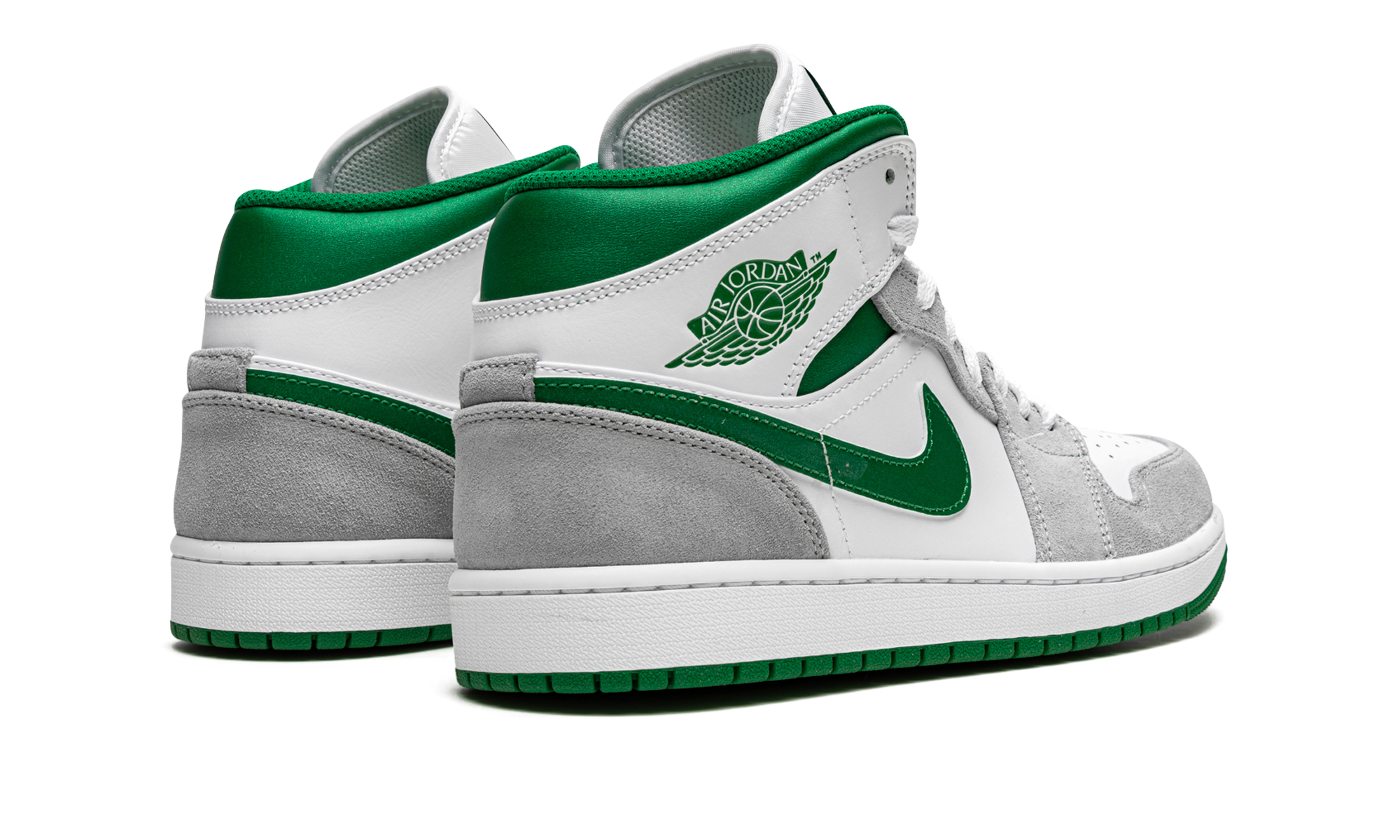 Air Jordan 1 Mid SE "Grey / Pine Green / White" DC7294 103