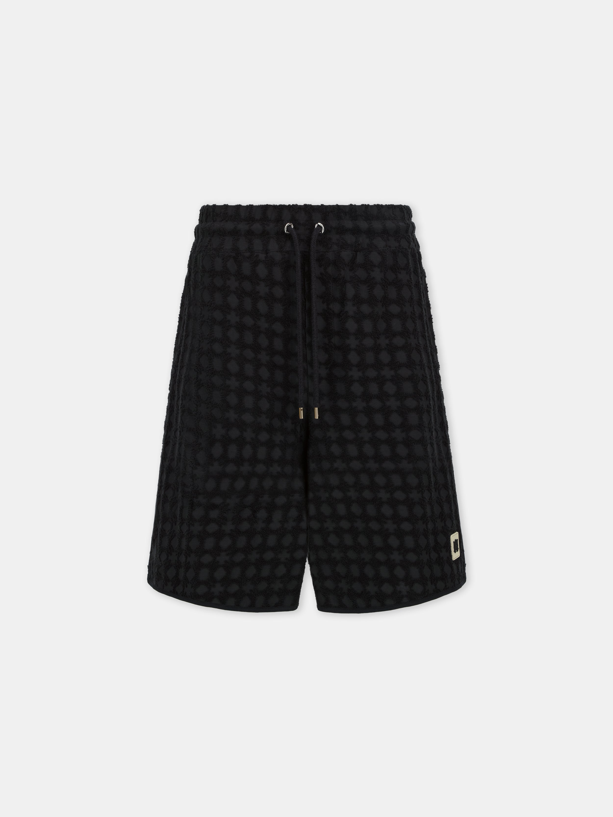 MA QUAD TOWELING SHORT - Black
