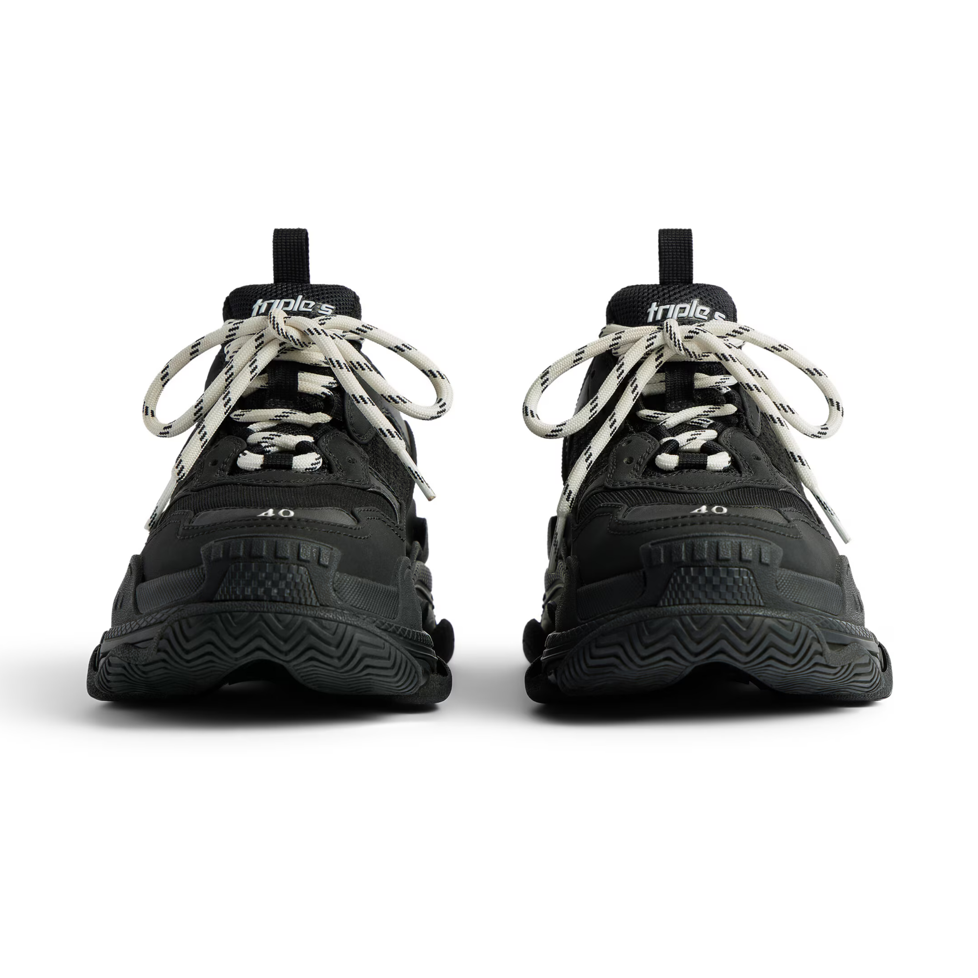 Triple S Sneaker in Black