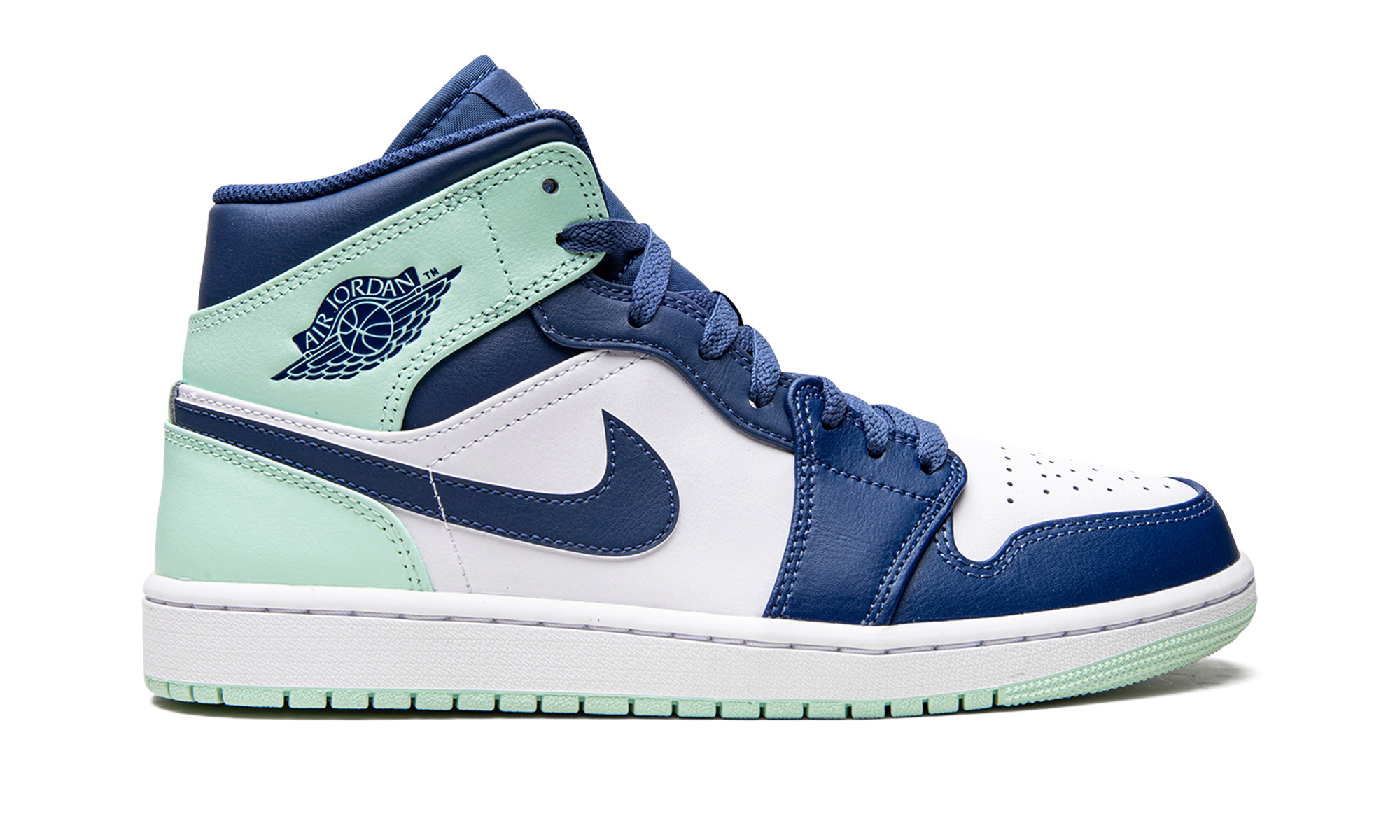 Air Jordan 1 Mid "Blue Mint" 554724 413