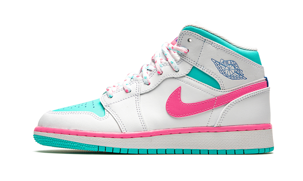 Air Jordan 1 Mid GS "Digital Pink" 555112 102