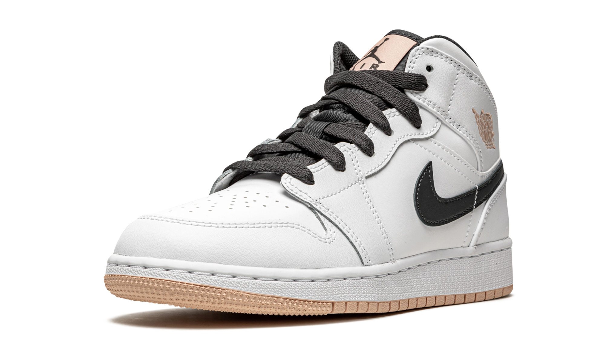 Air Jordan 1 Mid GS "White / Arctic Orange" 554725 180