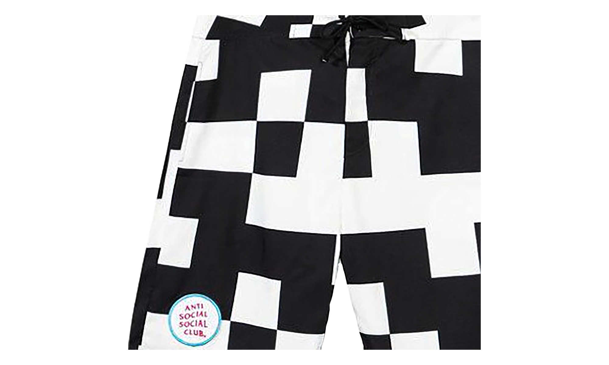 Kook Boardshorts "Black / White" AS0241