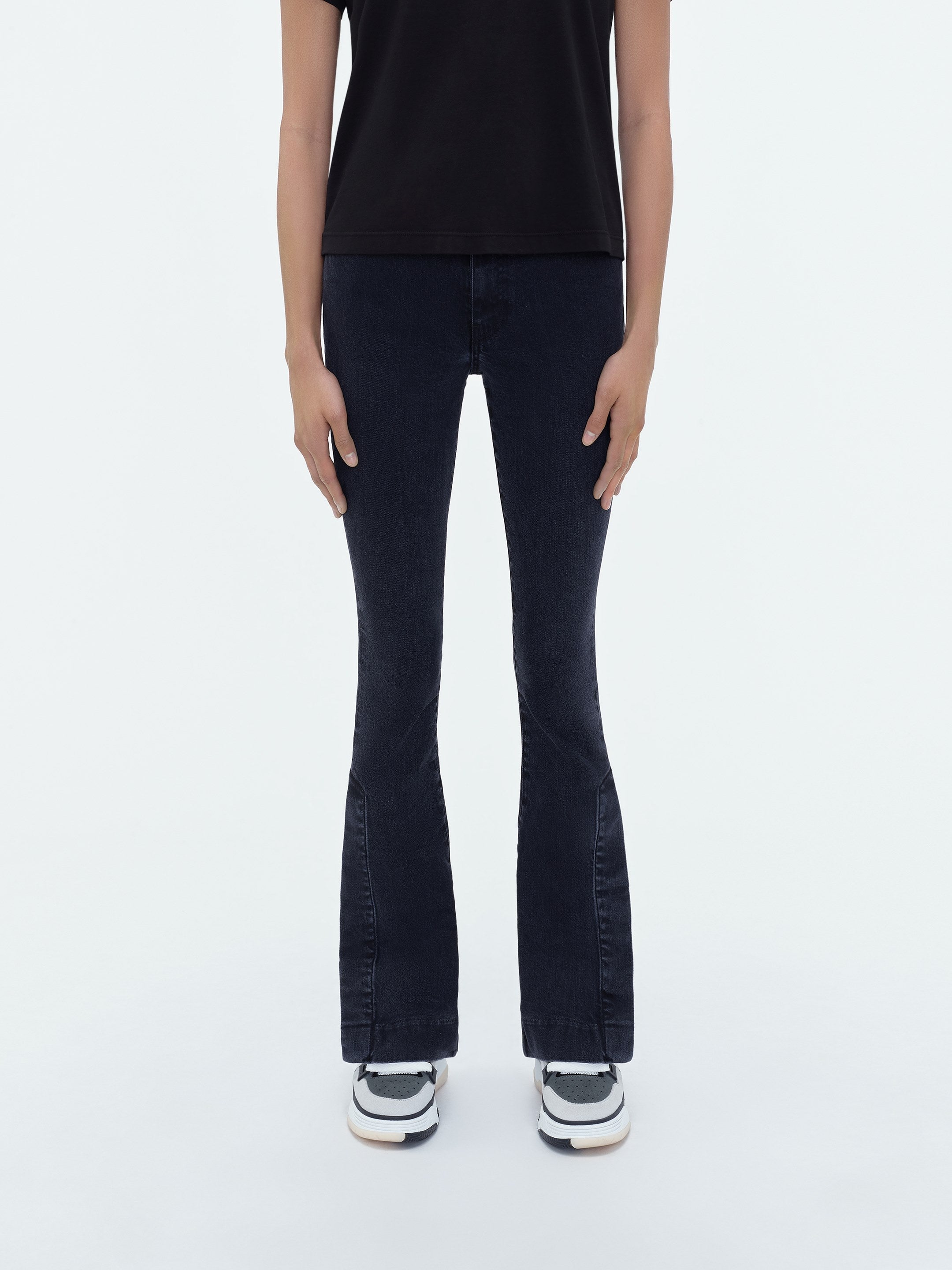 WOMEN - WOMEN'S KICK FLARE - Faded Black