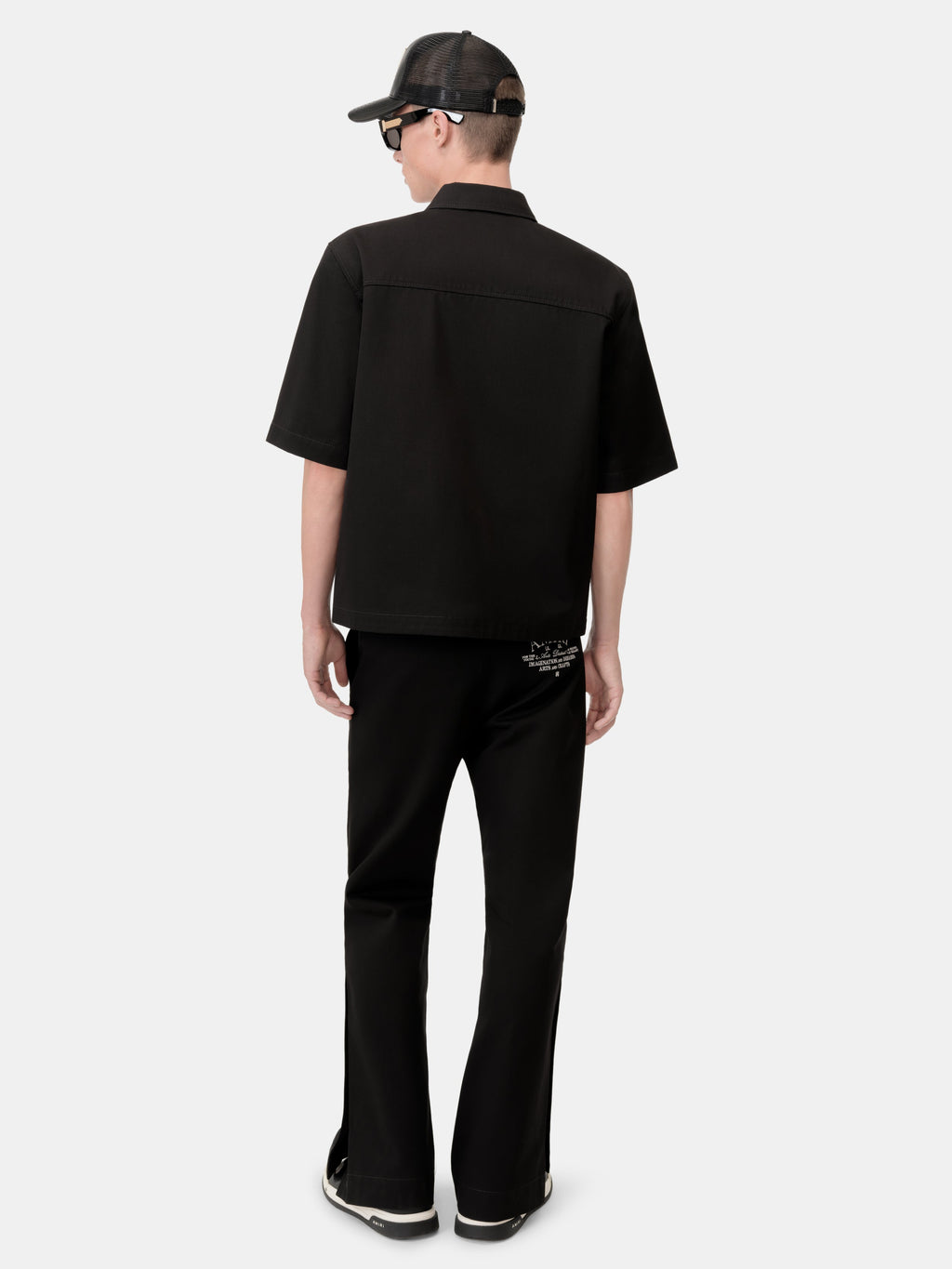 CHINO KICK FLARE - BLACK