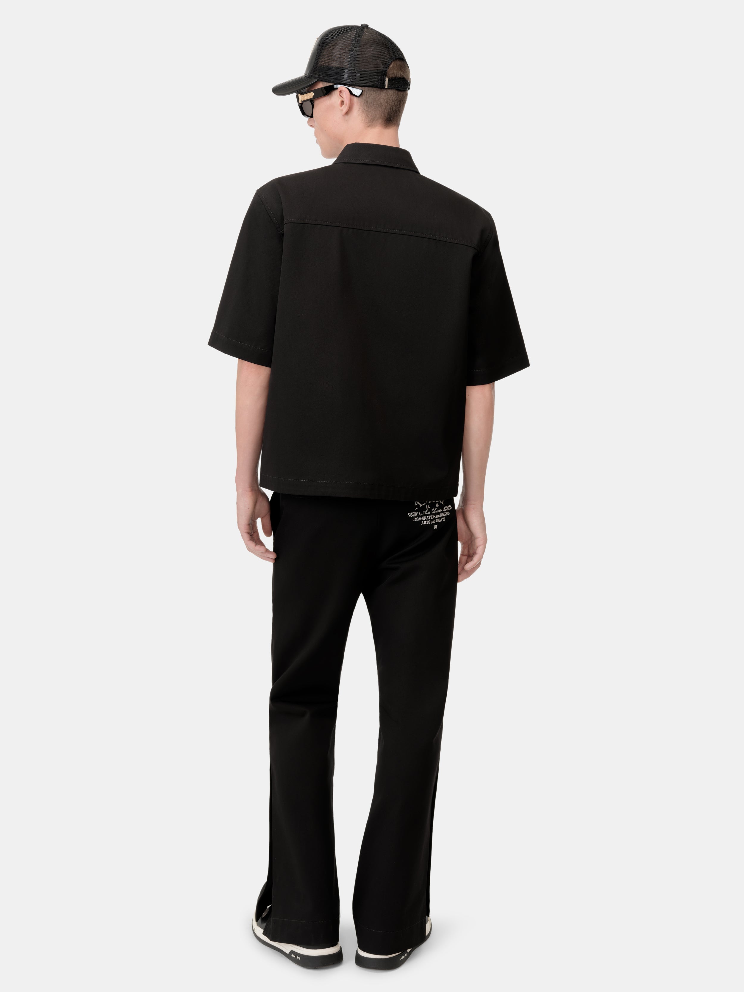 CHINO KICK FLARE - BLACK