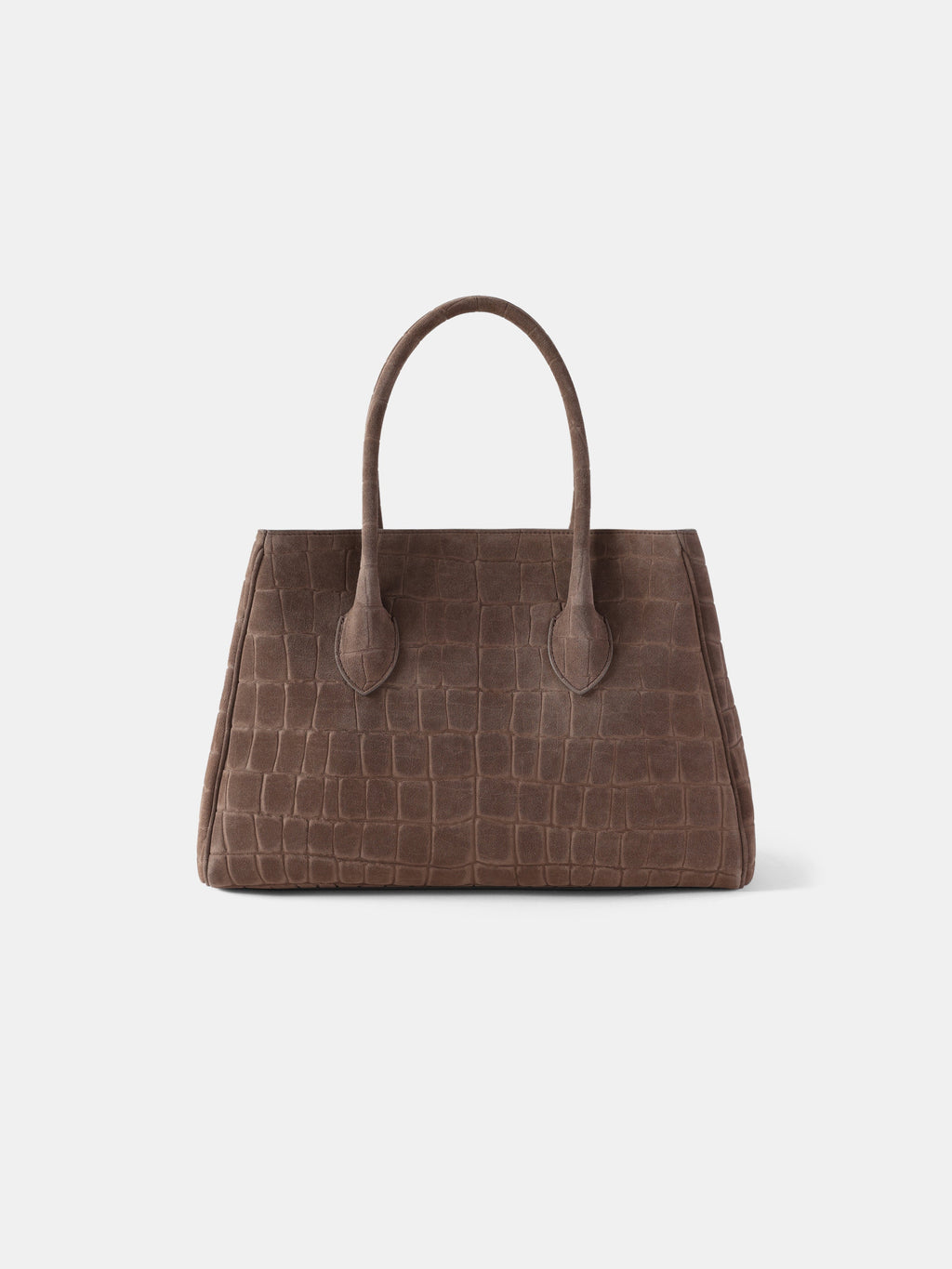 WOMEN - WOMEN'S SUEDE CROC HONEY 40 TOTE - Dark Brown