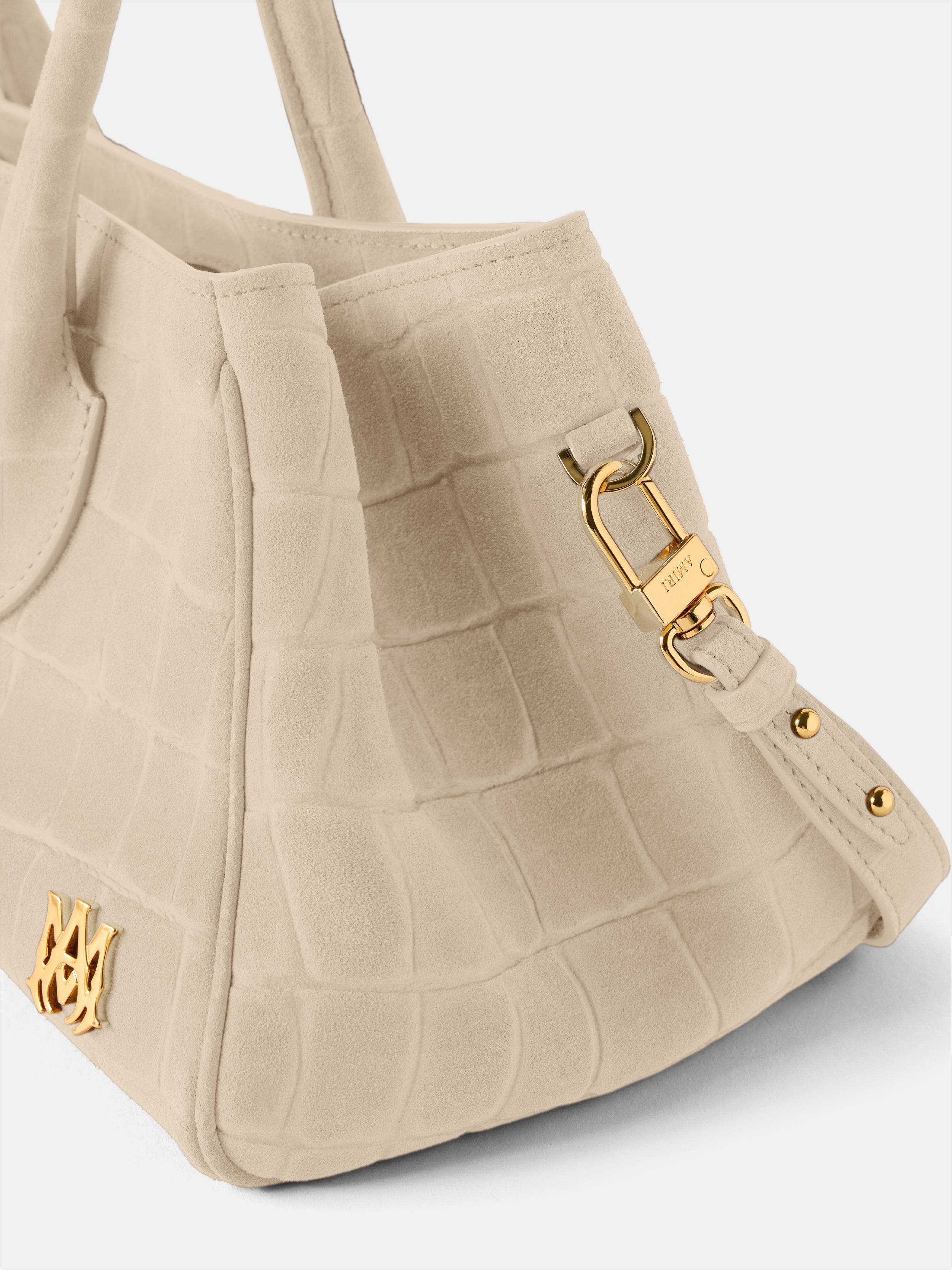 WOMEN - WOMEN'S SUEDE CROC HONEY 40 SHOULDER - Taupe