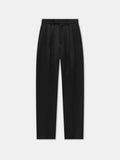 DOUBLE PLEATED PANT - Black