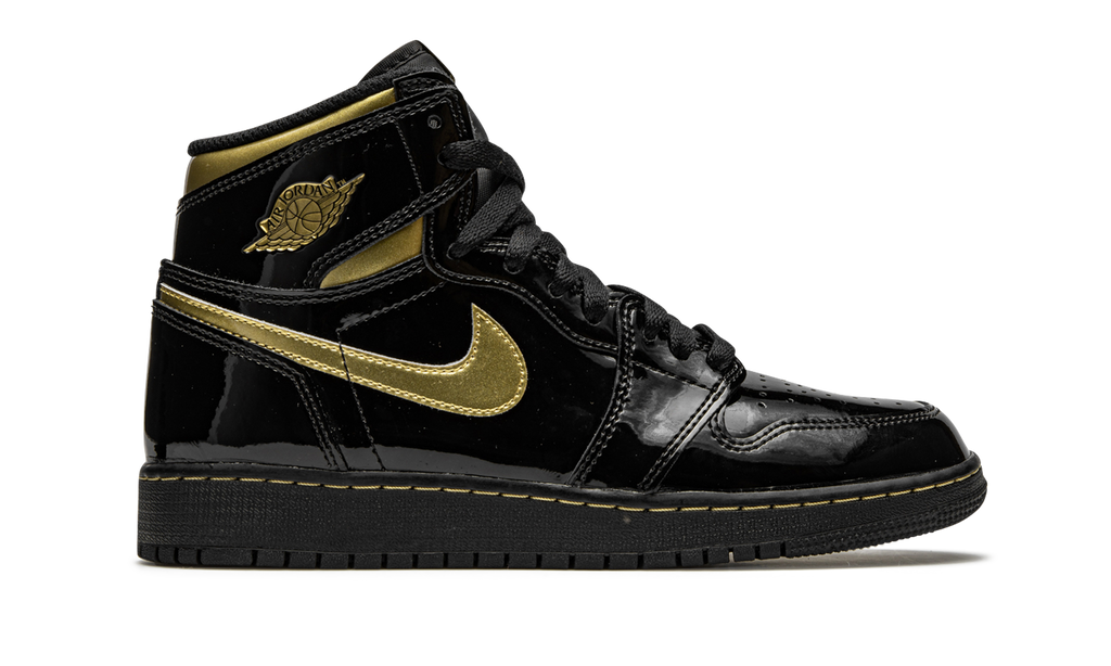 Air Jordan 1 Retro High OG GS "Black Metallic Gold" 575441 032