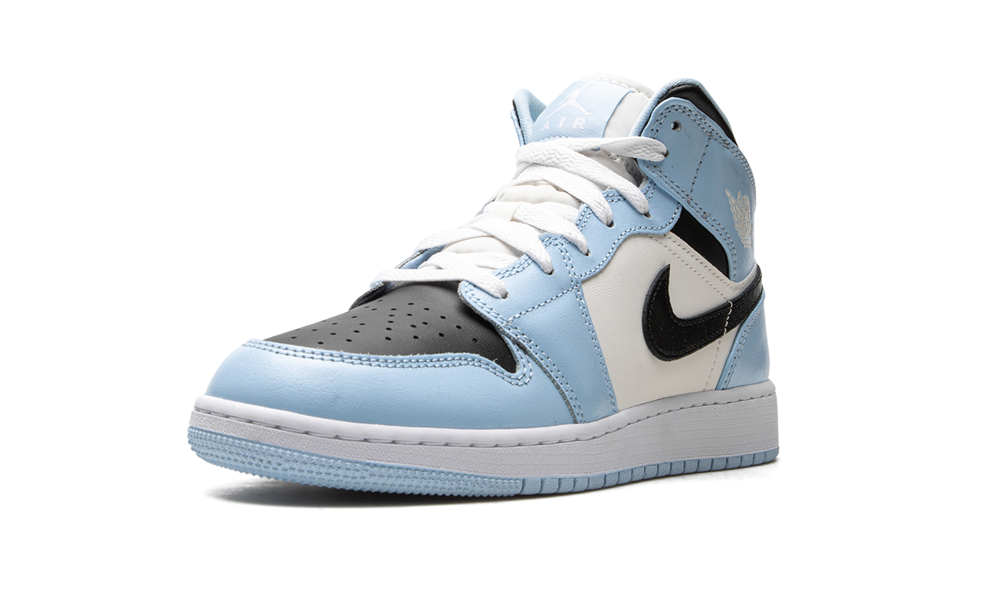 Air Jordan 1 Mid GS "Ice Blue" 555112 401