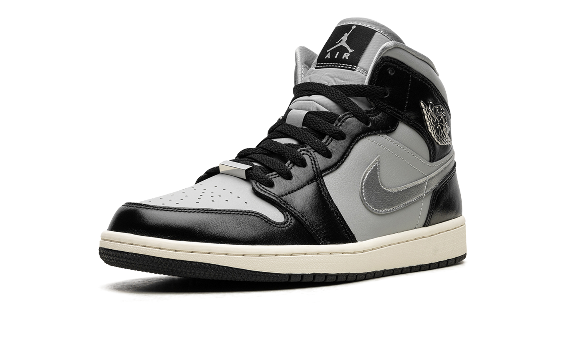 AIR JORDAN 1 MID SE WMNS "Black Chrome" FB9892 002