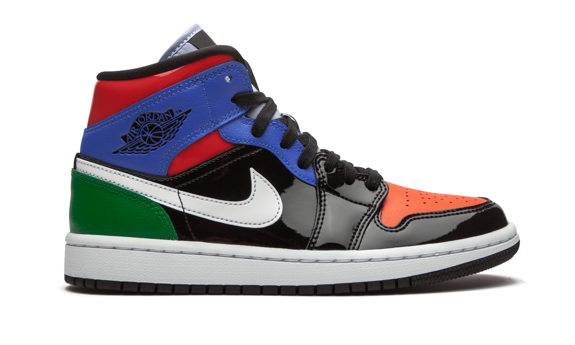 AIR JORDAN 1 MID SE WMNS "Multicolor Patent" CV5276 001