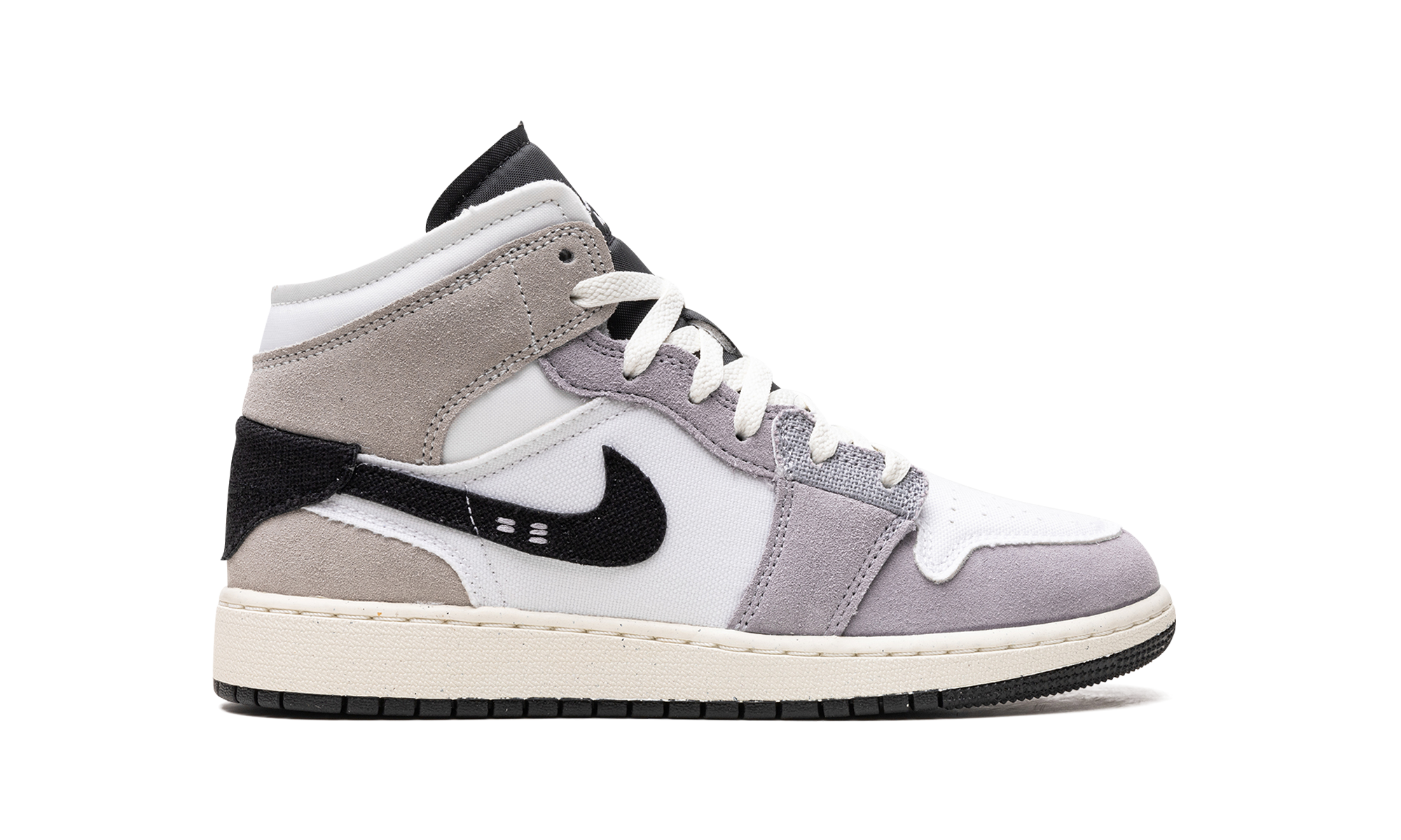 Air Jordan 1 Mid SE Craft GS "Cement Grey" FD9091 002