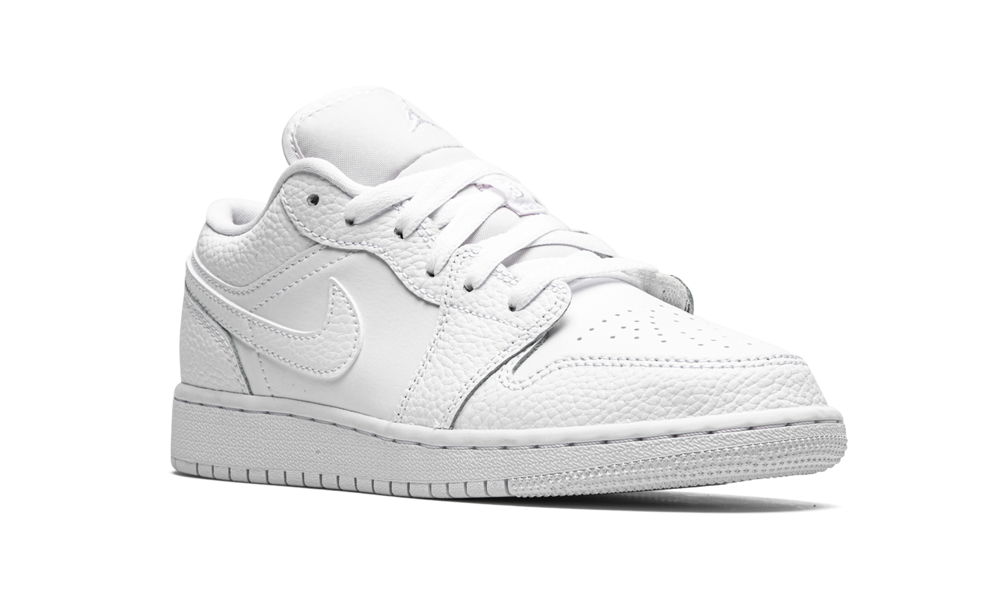 Air Jordan 1 Low GS "Triple White" 553560 130