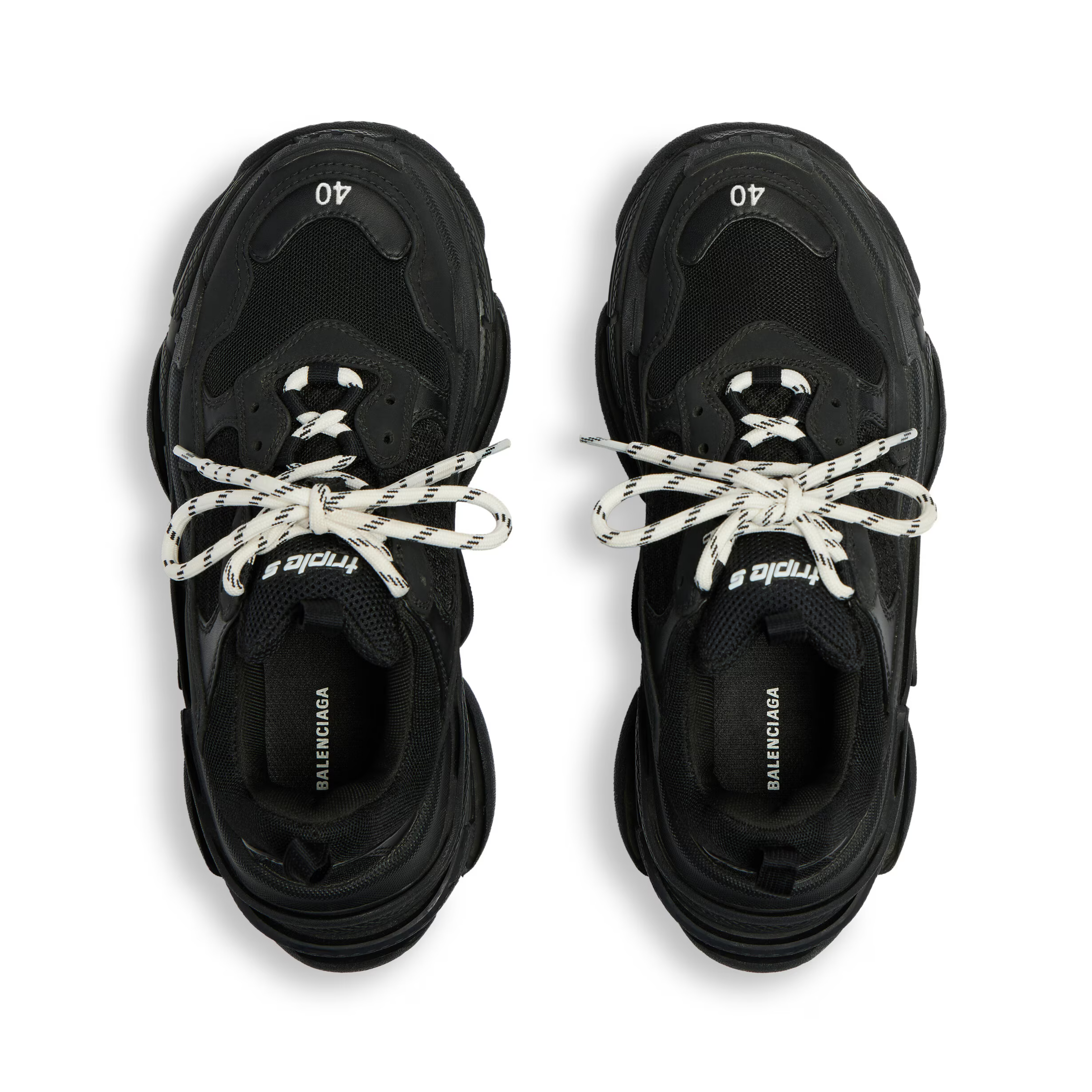 Triple S Sneaker in Black
