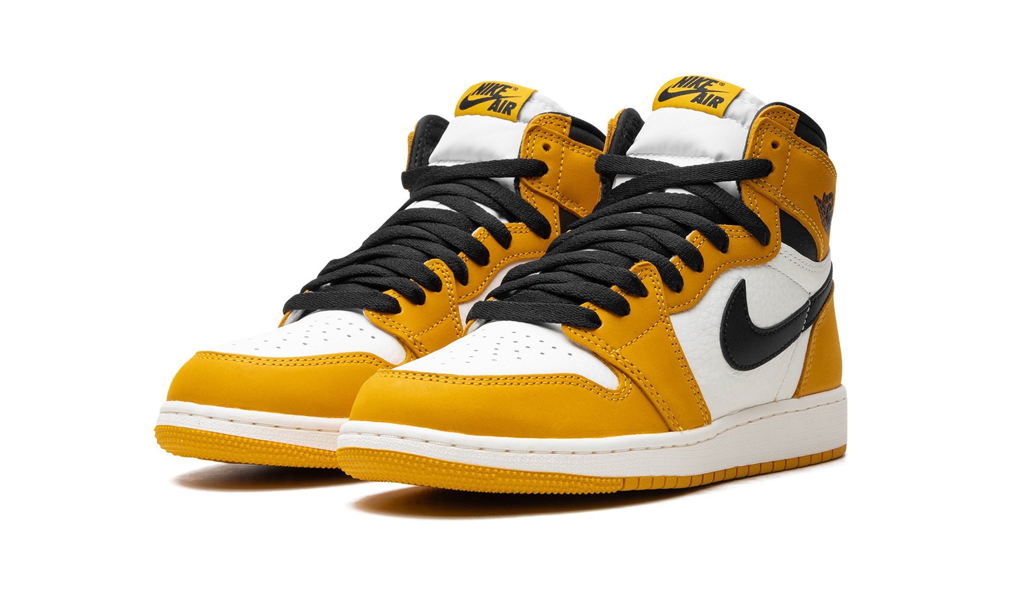Air Jordan 1 Retro High OG GS "Yellow Ochre / Black" FD1437 701
