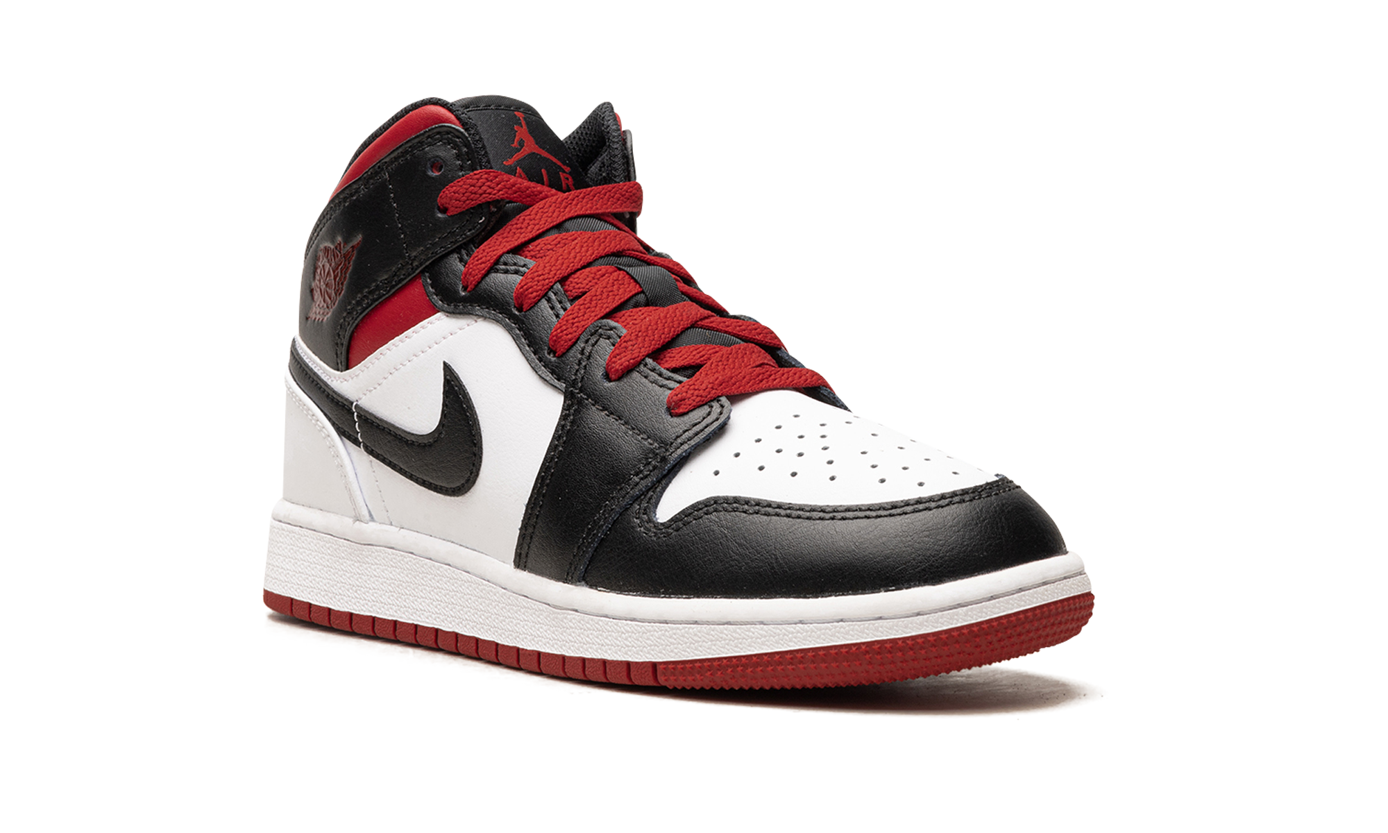 Air Jordan 1 Mid GS "Gym Red Black Toe" DQ8423 106