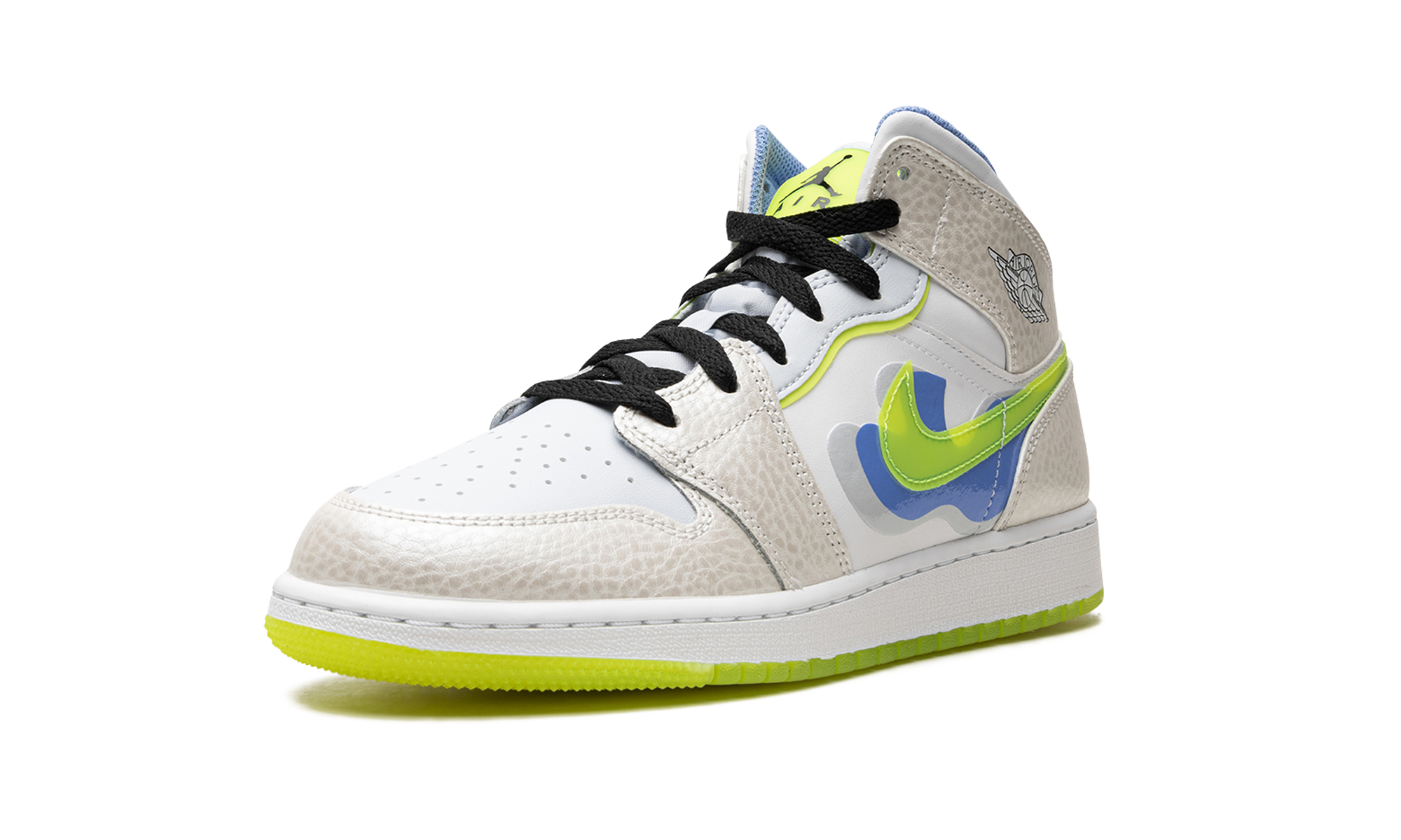 Air Jordan 1 Mid SE GS "Warped Swoosh'" DV1314 017