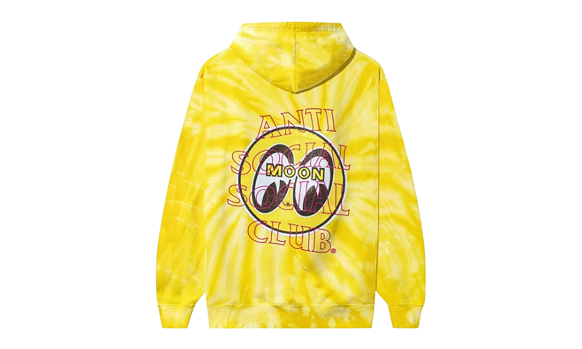 Glitter Crossfire Tie Dye Hoodie "Mooneyes" 7012095 YELLOW