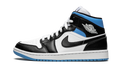 AIR JORDAN 1 MID WMNS "Black / White / University Blue" BQ6472 102
