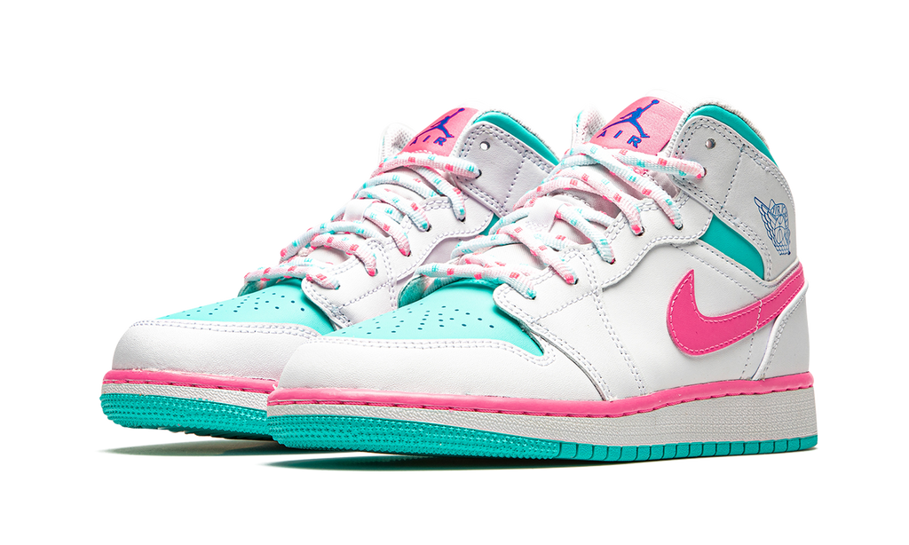 Air Jordan 1 Mid GS "Digital Pink" 555112 102