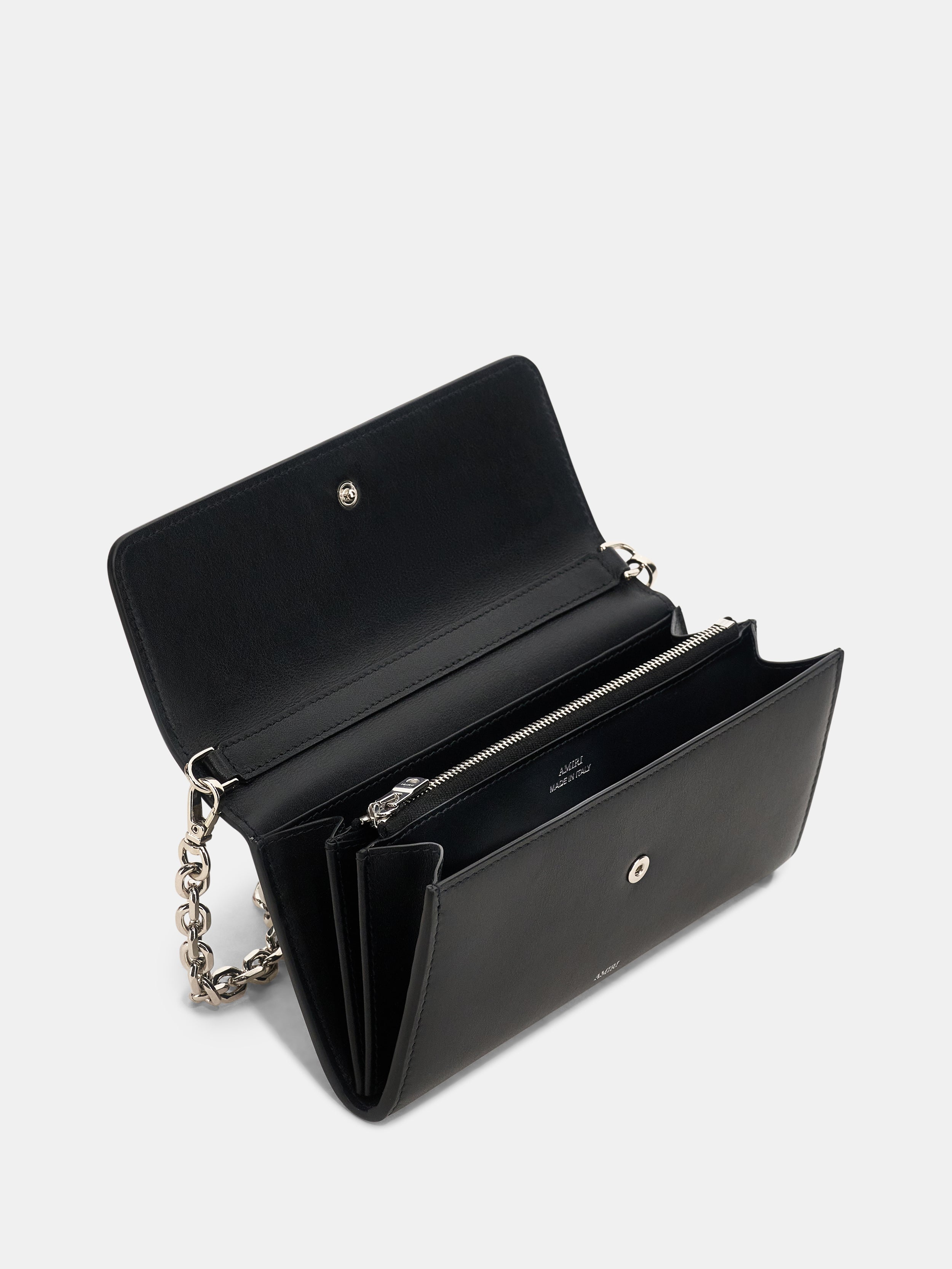 WOMEN - WOMEN'S MA WALLET ON CHAIN - Black