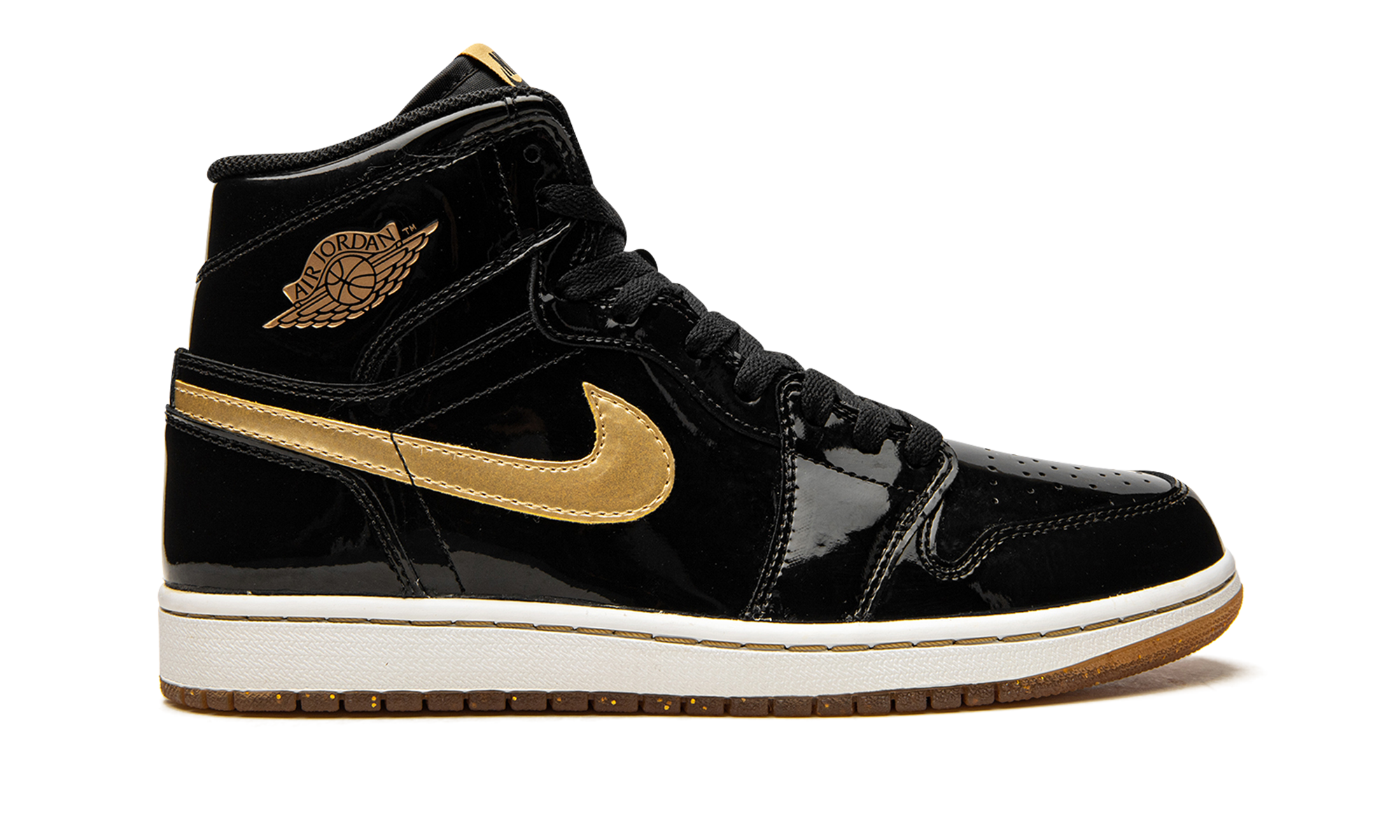 Air Jordan 1 Retro High OG "Black/Metallic Gold" 555088 019