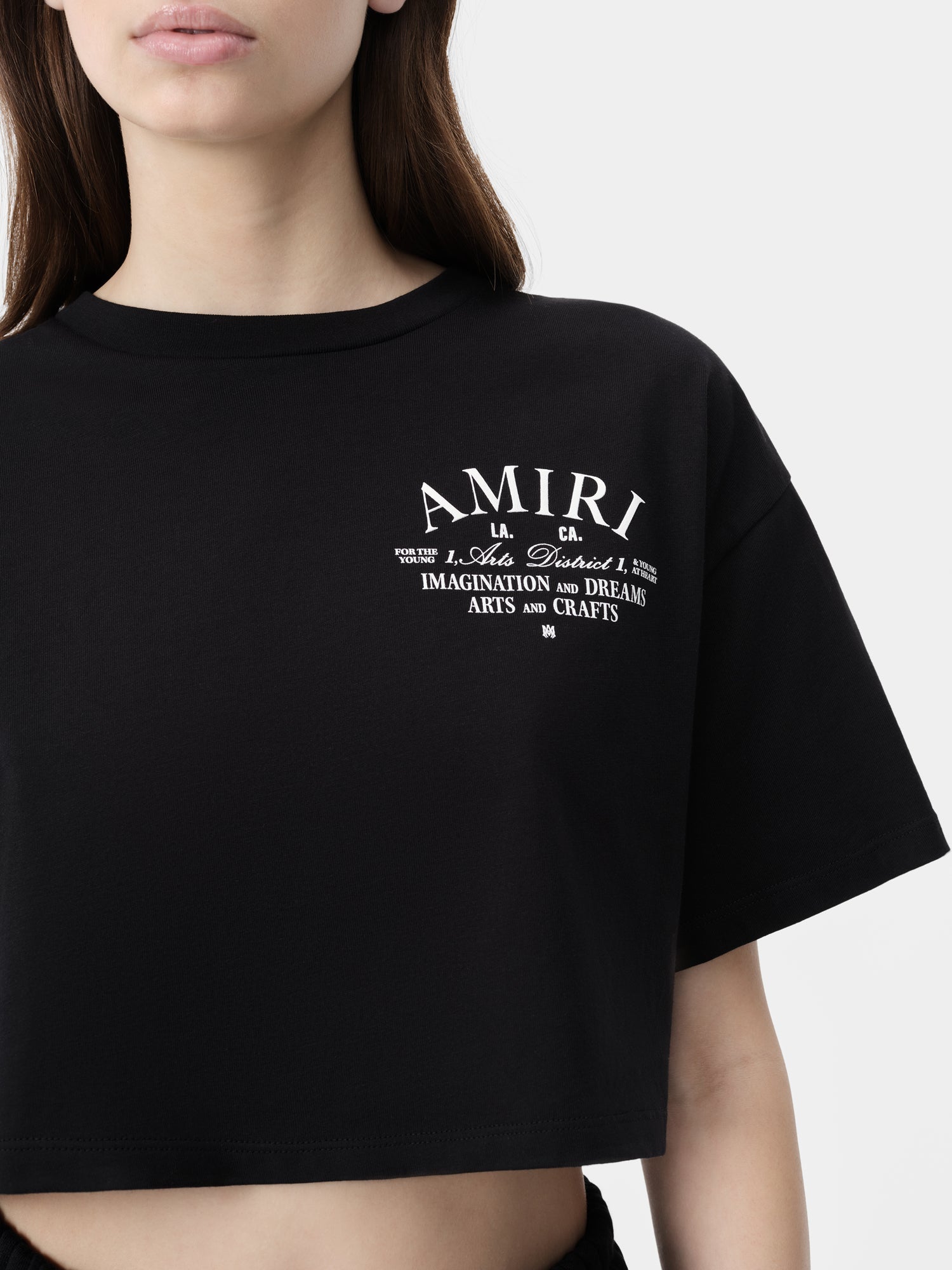 WOMEN - WOMEN'S ARTS DISTRICT CROPPED TEE - Black