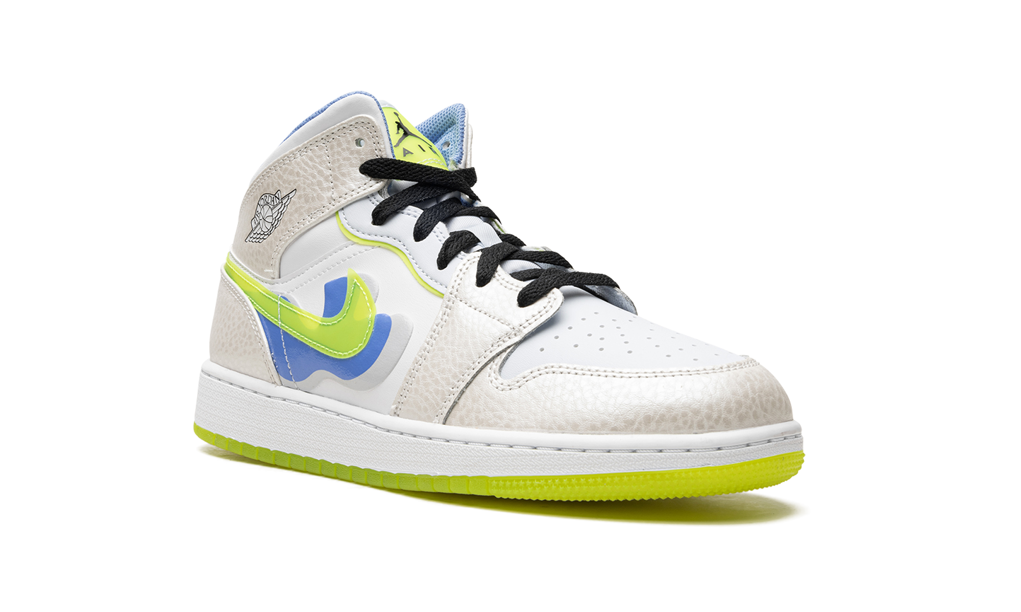 Air Jordan 1 Mid SE GS "Warped Swoosh'" DV1314 017