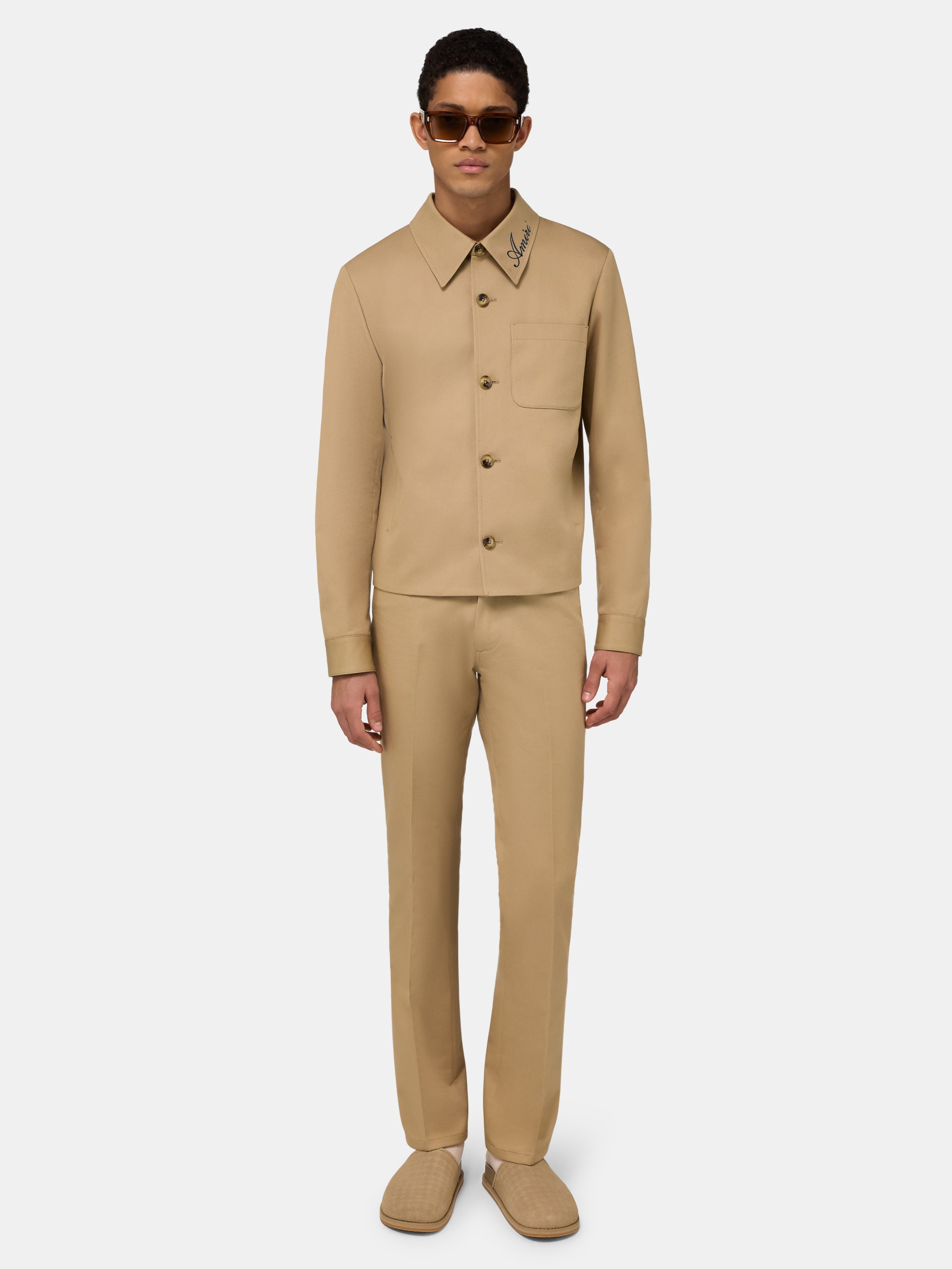 TWILL BOOTCUT PANT - Earth