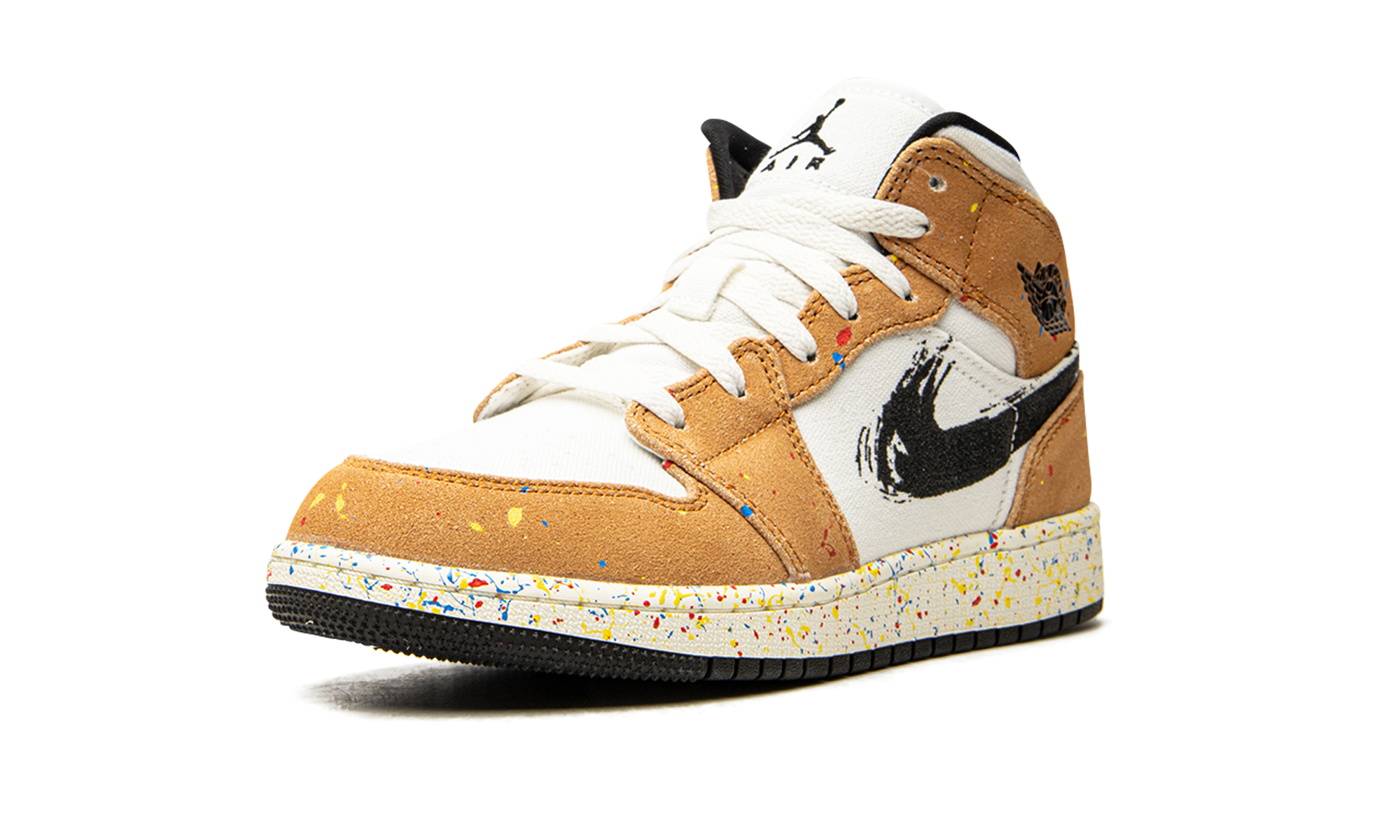 Air Jordan 1 Mid SE GS "Brushstroke" DA8006 100