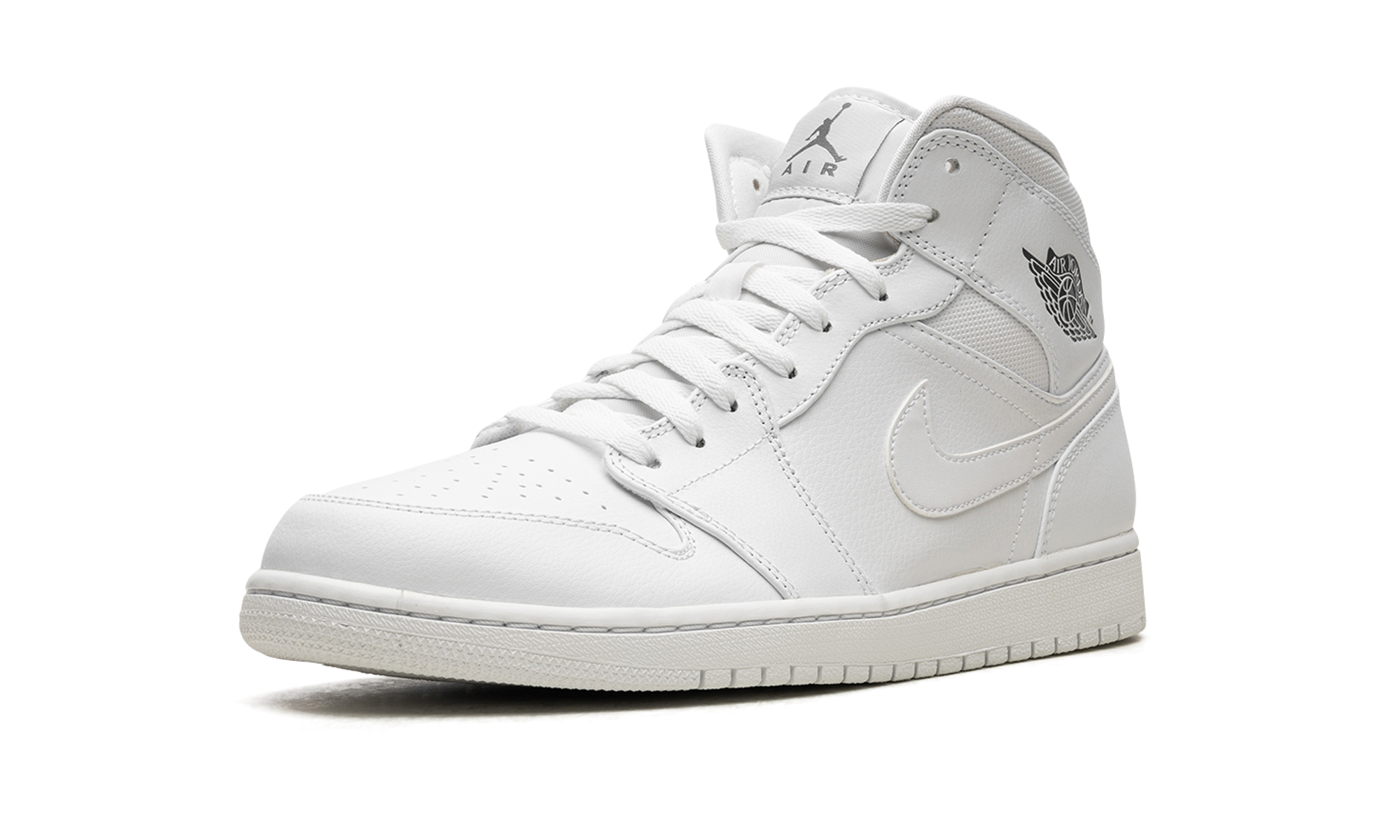 Air Jordan 1 Mid "White / Cool Grey" 554724 102