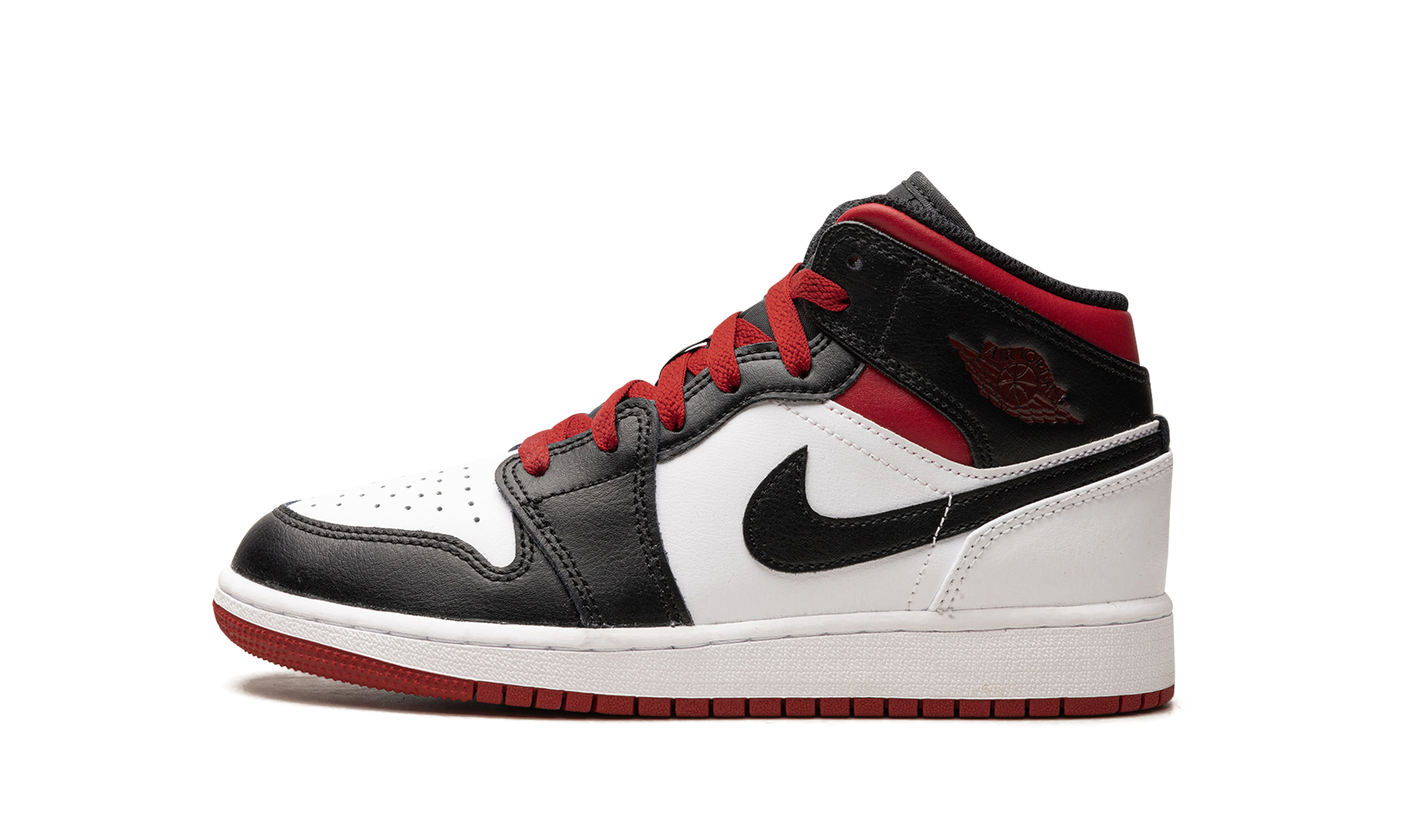 Air Jordan 1 Mid GS "Gym Red Black Toe" DQ8423 106