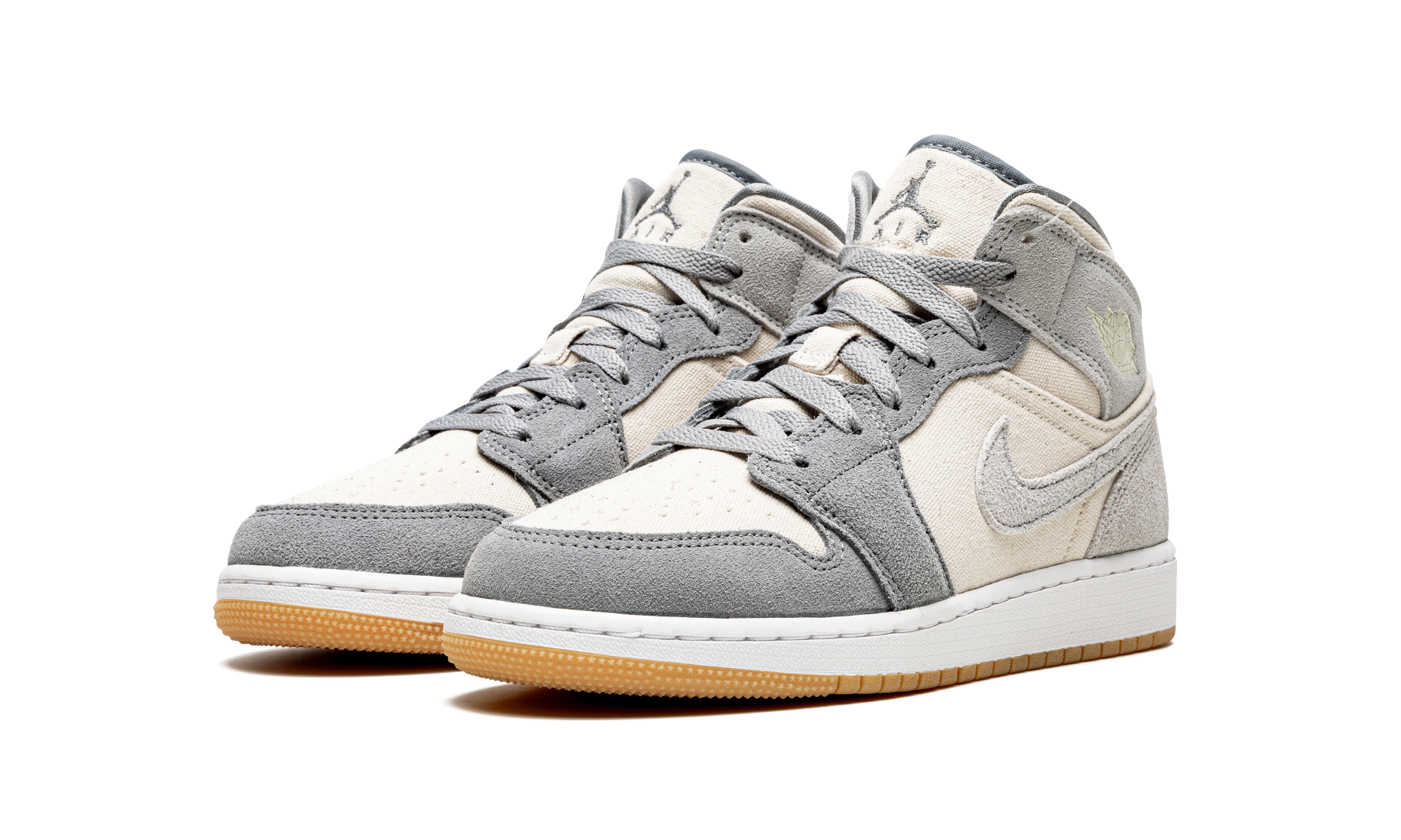 Air Jordan 1 Mid SE GS "Coconut Milk / Particle Grey" DN4346 100