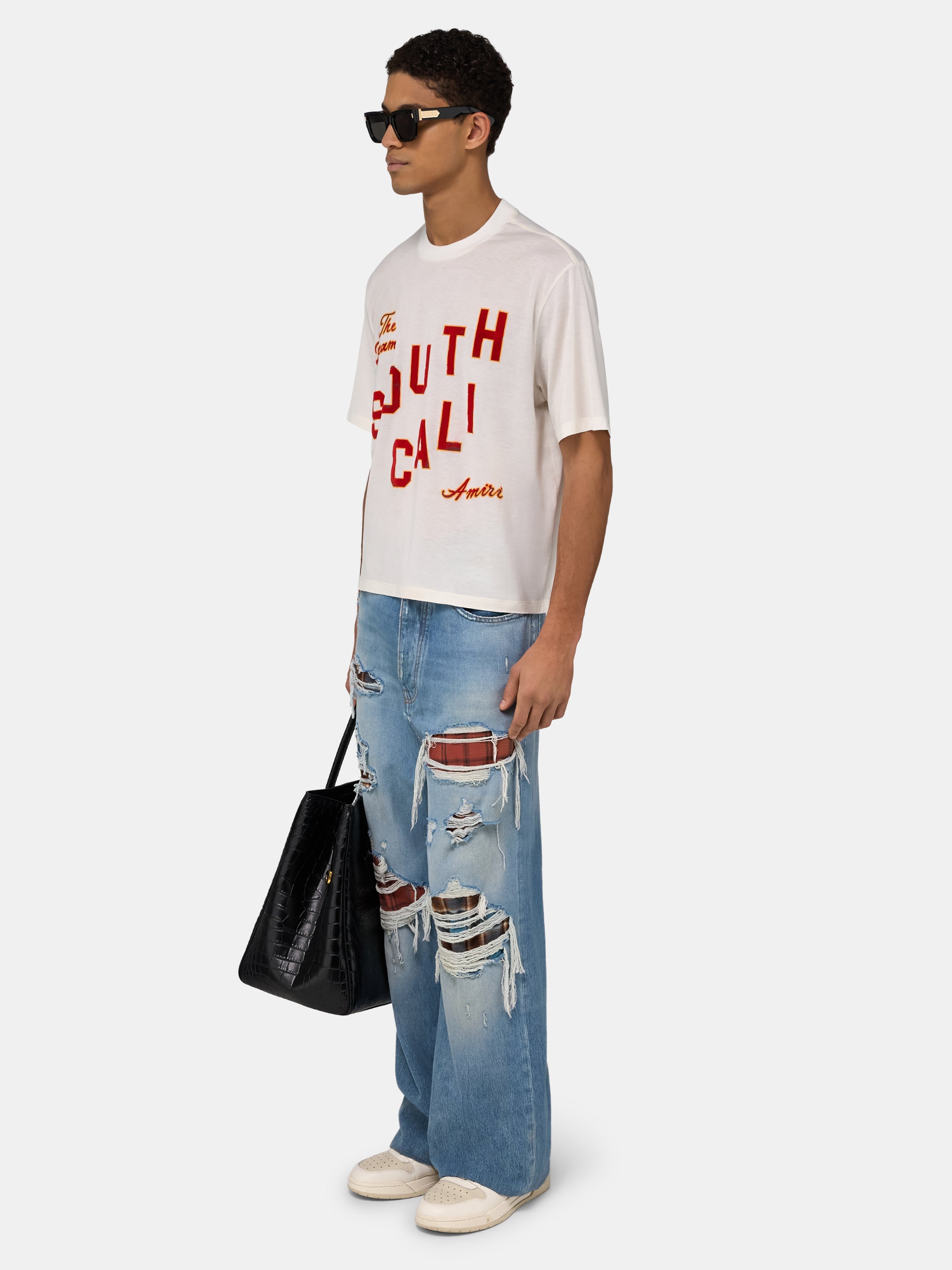 FLANNEL REPAIR BAGGY JEAN - Surfrider Indigo