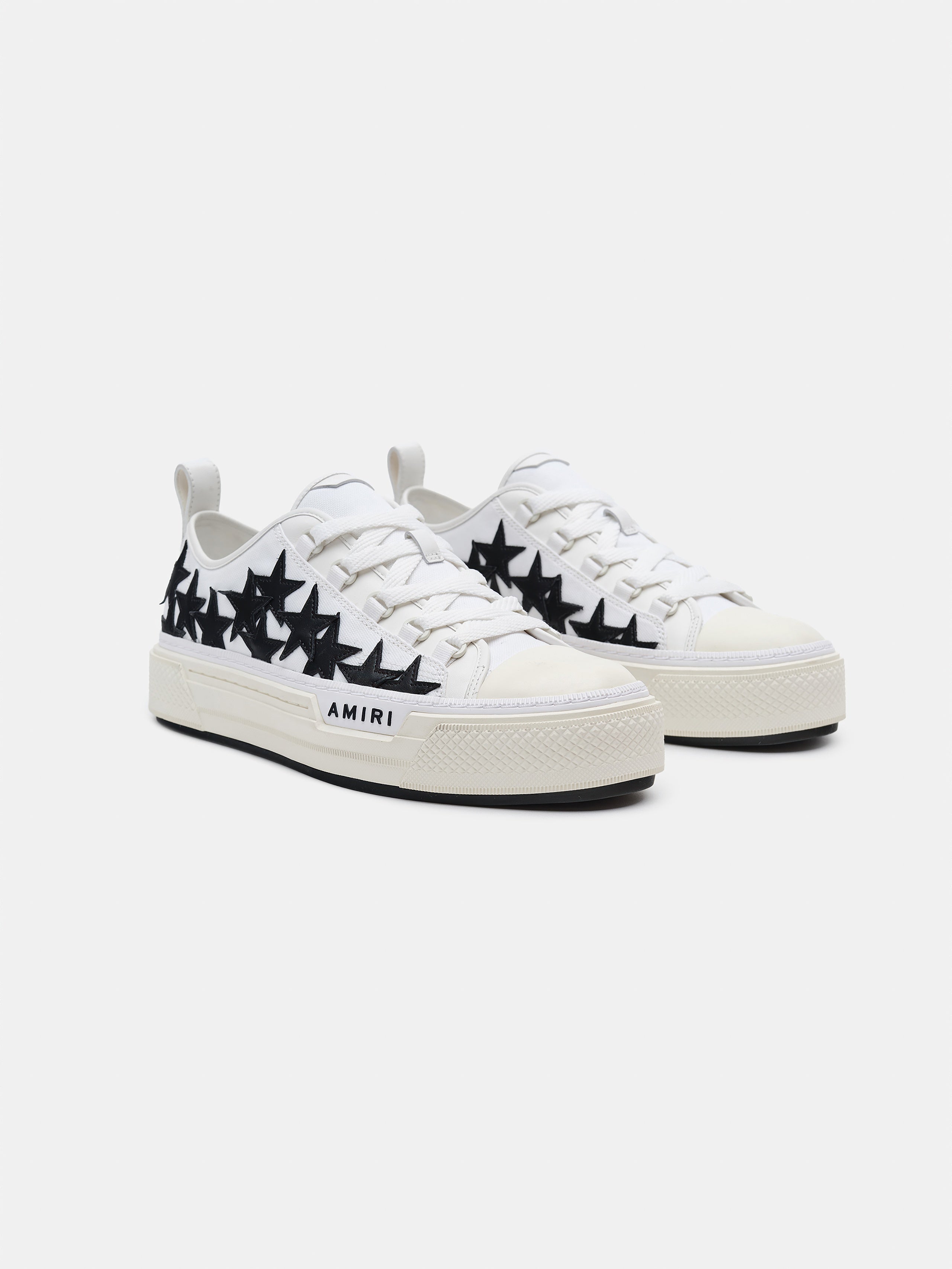 STARS COURT LOW - White Black