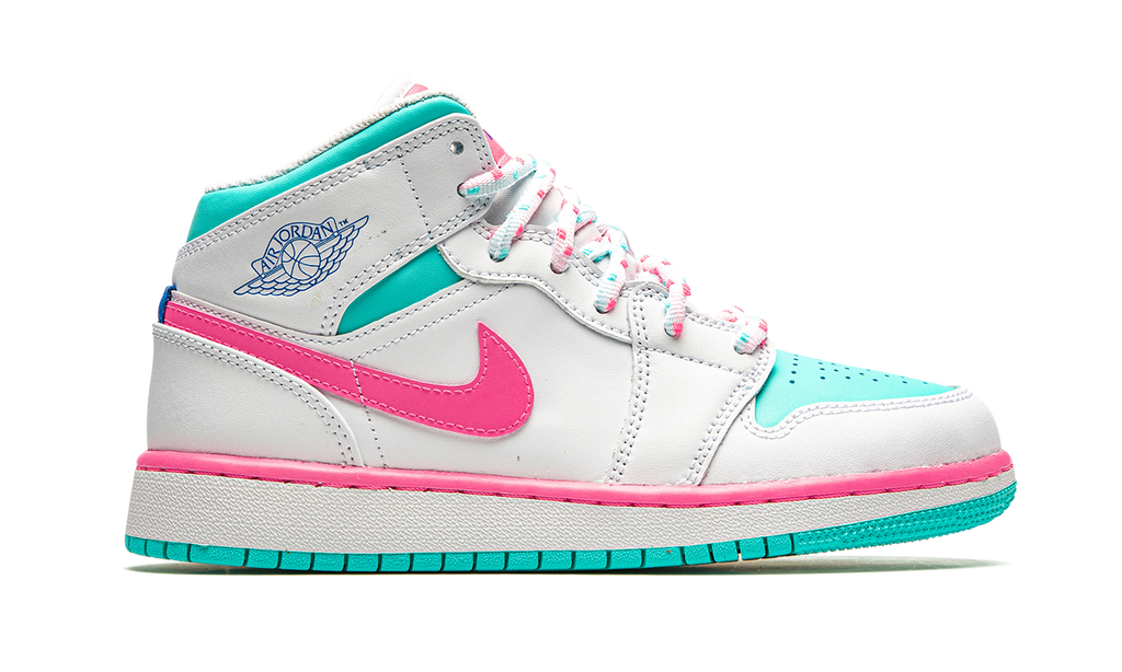 Air Jordan 1 Mid GS "Digital Pink" 555112 102