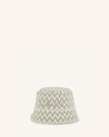LANVIN BUCKET HAT IN KNIT WITH CURB MOTIF