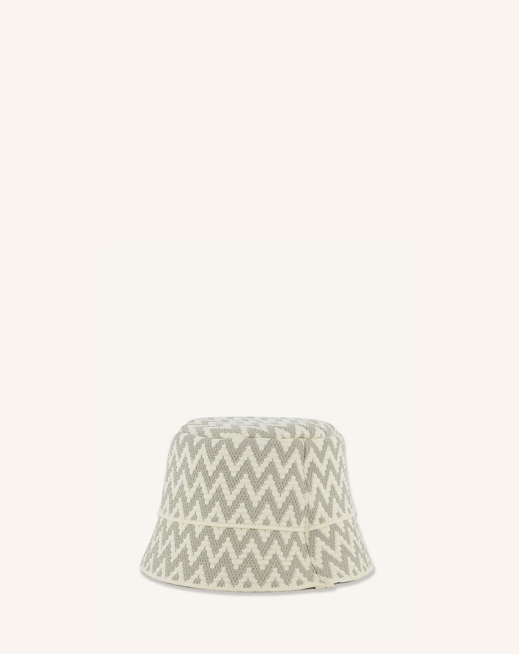 LANVIN BUCKET HAT IN KNIT WITH CURB MOTIF