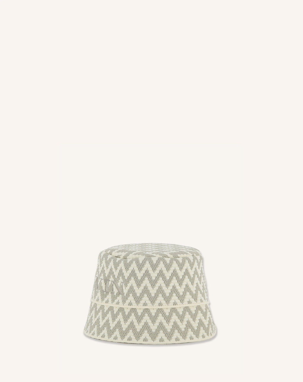 LANVIN BUCKET HAT IN KNIT WITH CURB MOTIF