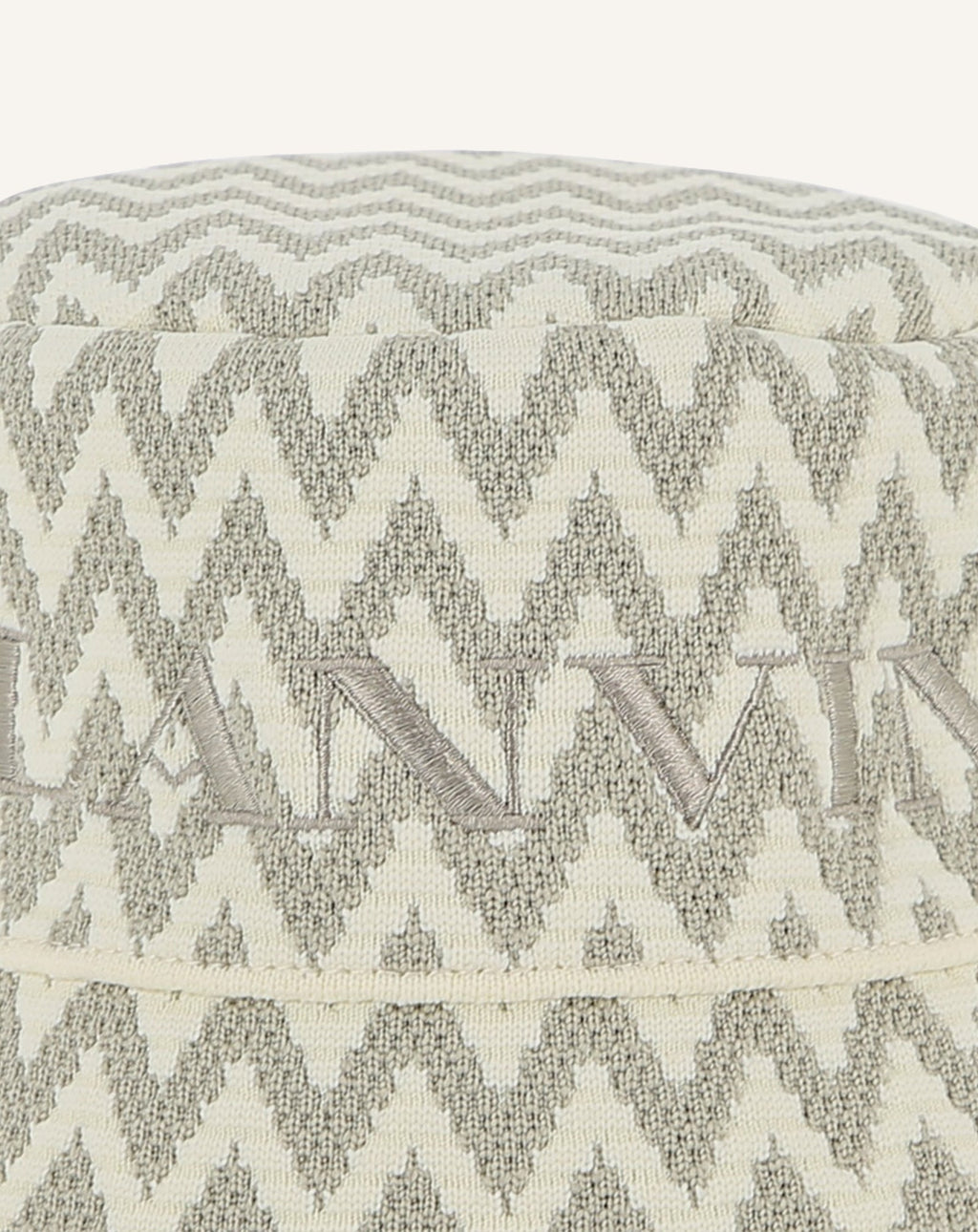LANVIN BUCKET HAT IN KNIT WITH CURB MOTIF