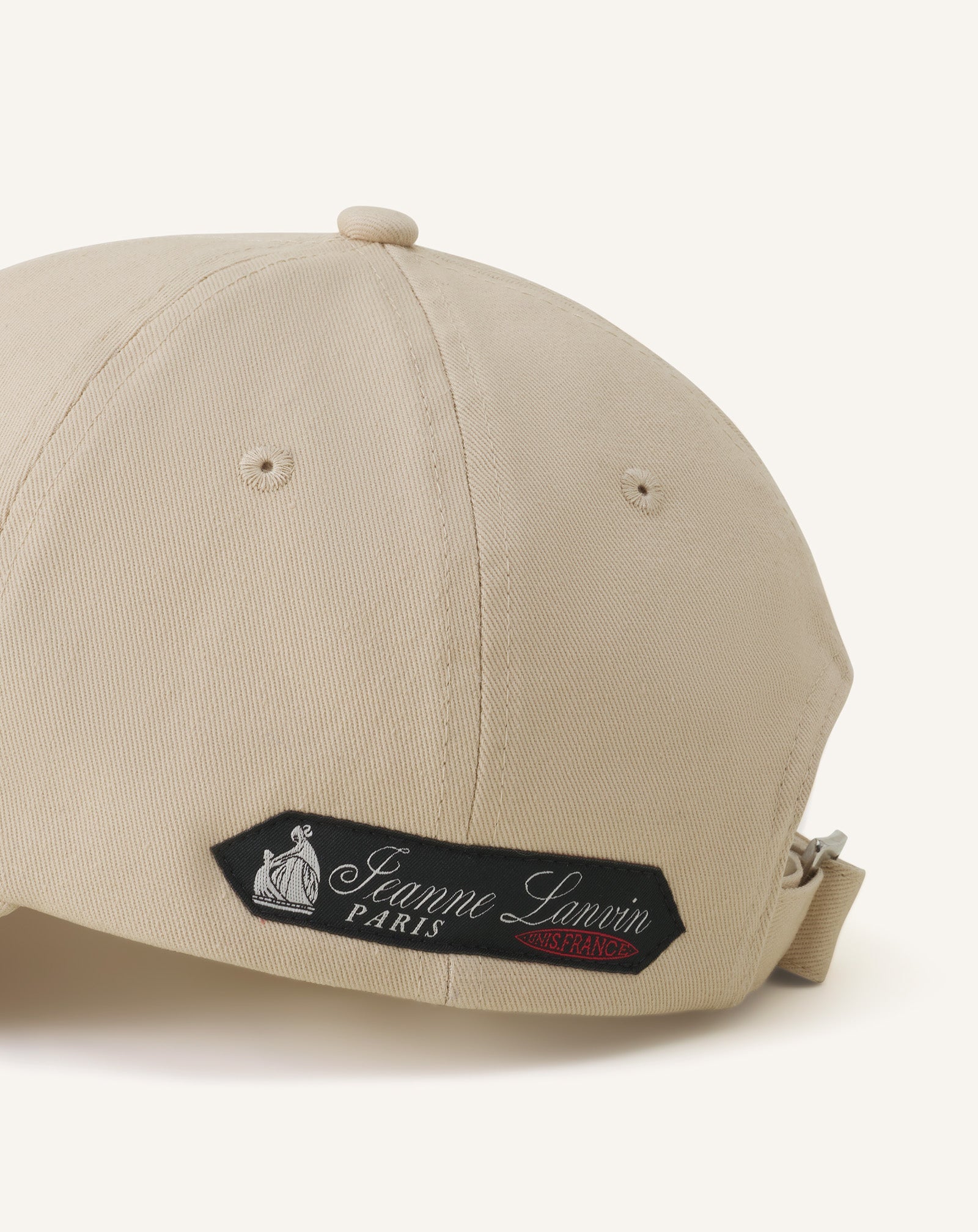 LANVIN SIGNATURE COTTON CAP